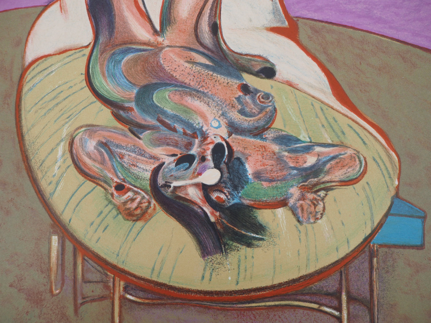 Francis BACON : Nu allongé - Lithographie