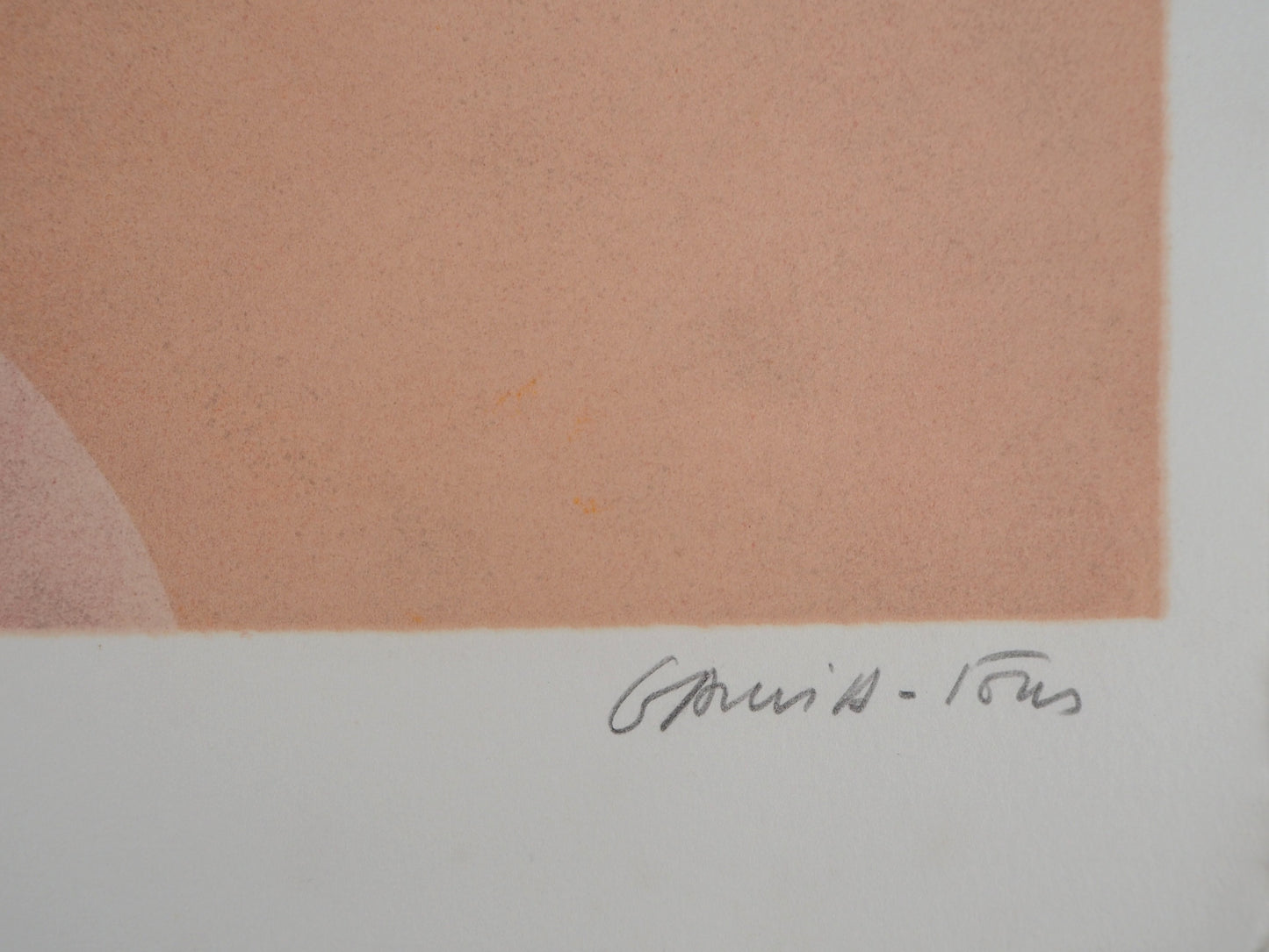 Pierre GARCIA FONS : Cerises devant la fenêtre ouverte - Lithographie originale signée et dédicacée