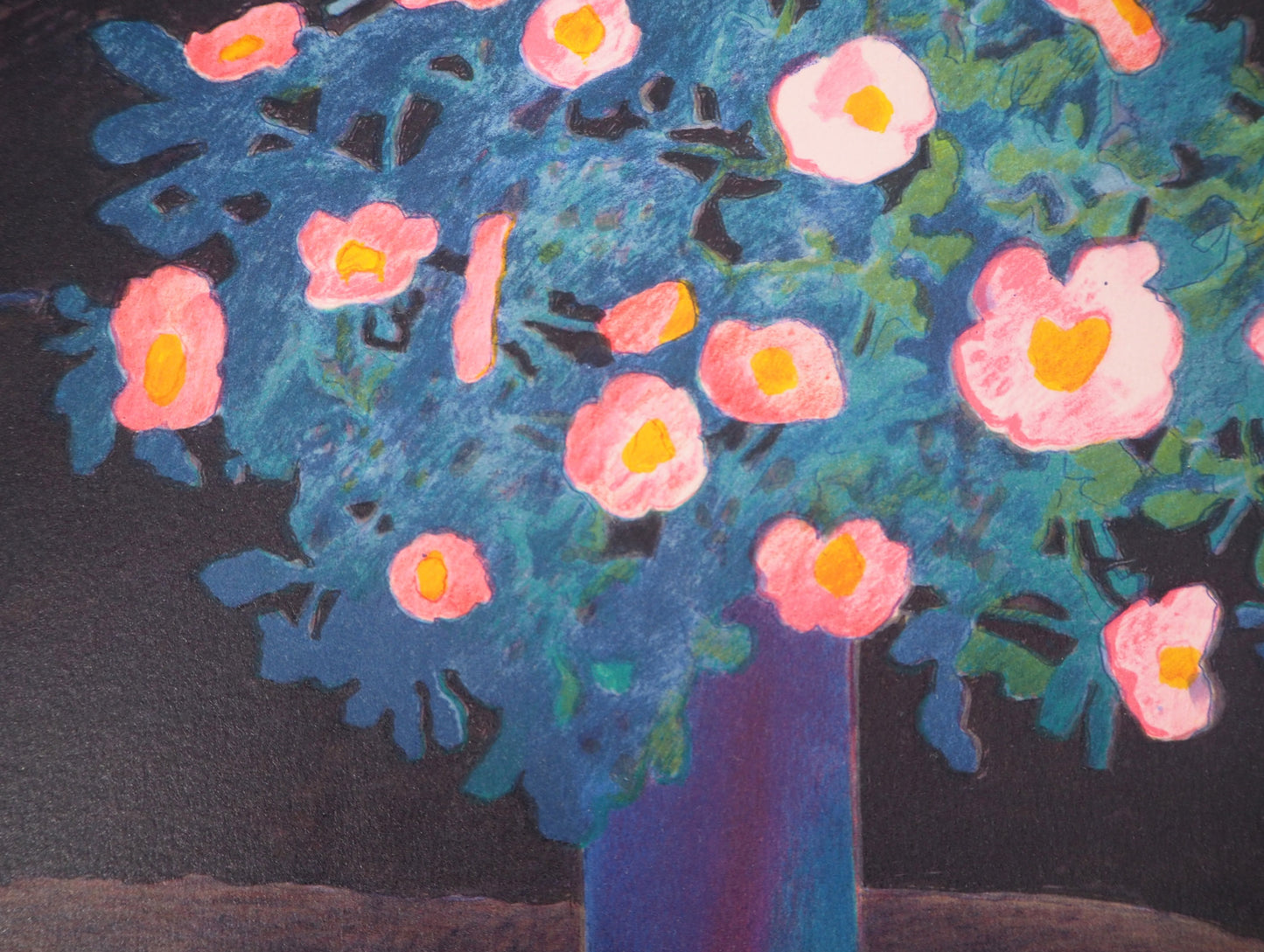 Pierre GARCIA FONS : Arbre fleuri - Lithographie originale signée