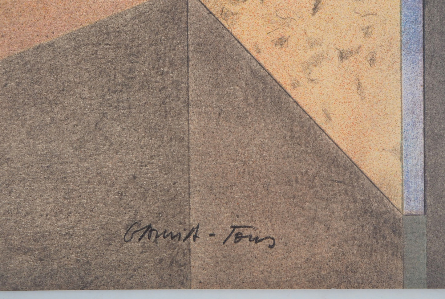 Pierre GARCIA FONS : Vue de la fenêtre - Lithographie originale signée et dédicacée