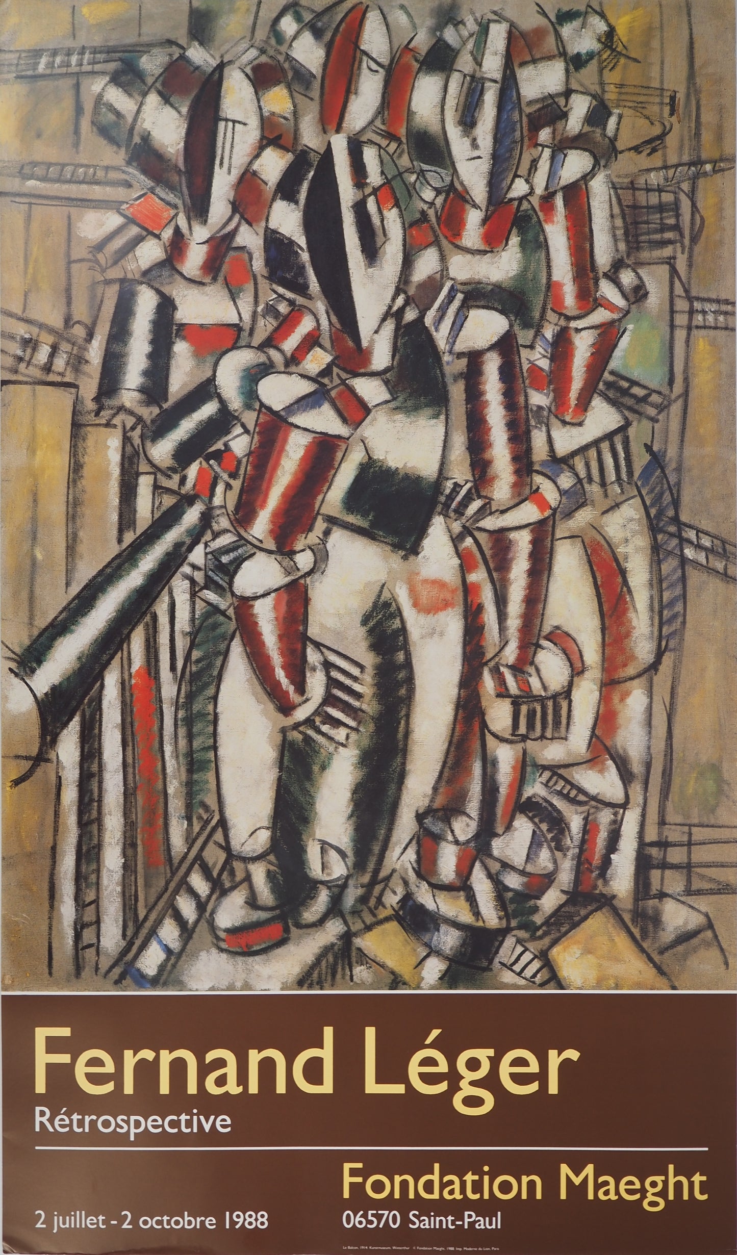 Fernand LEGER : Retrospective - Affiche originale