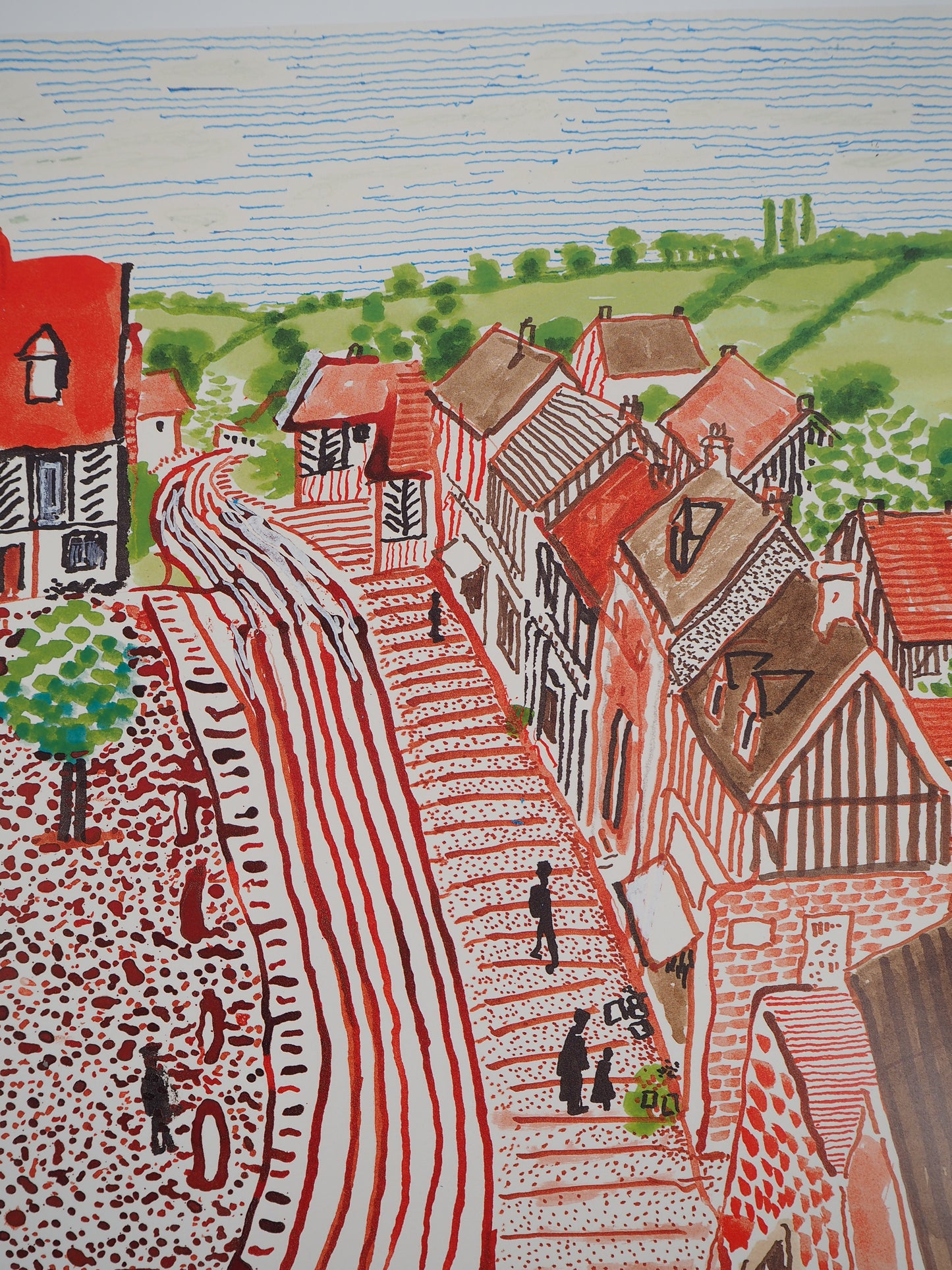 David HOCKNEY : Ma Normandie - Affiche originale en couleurs