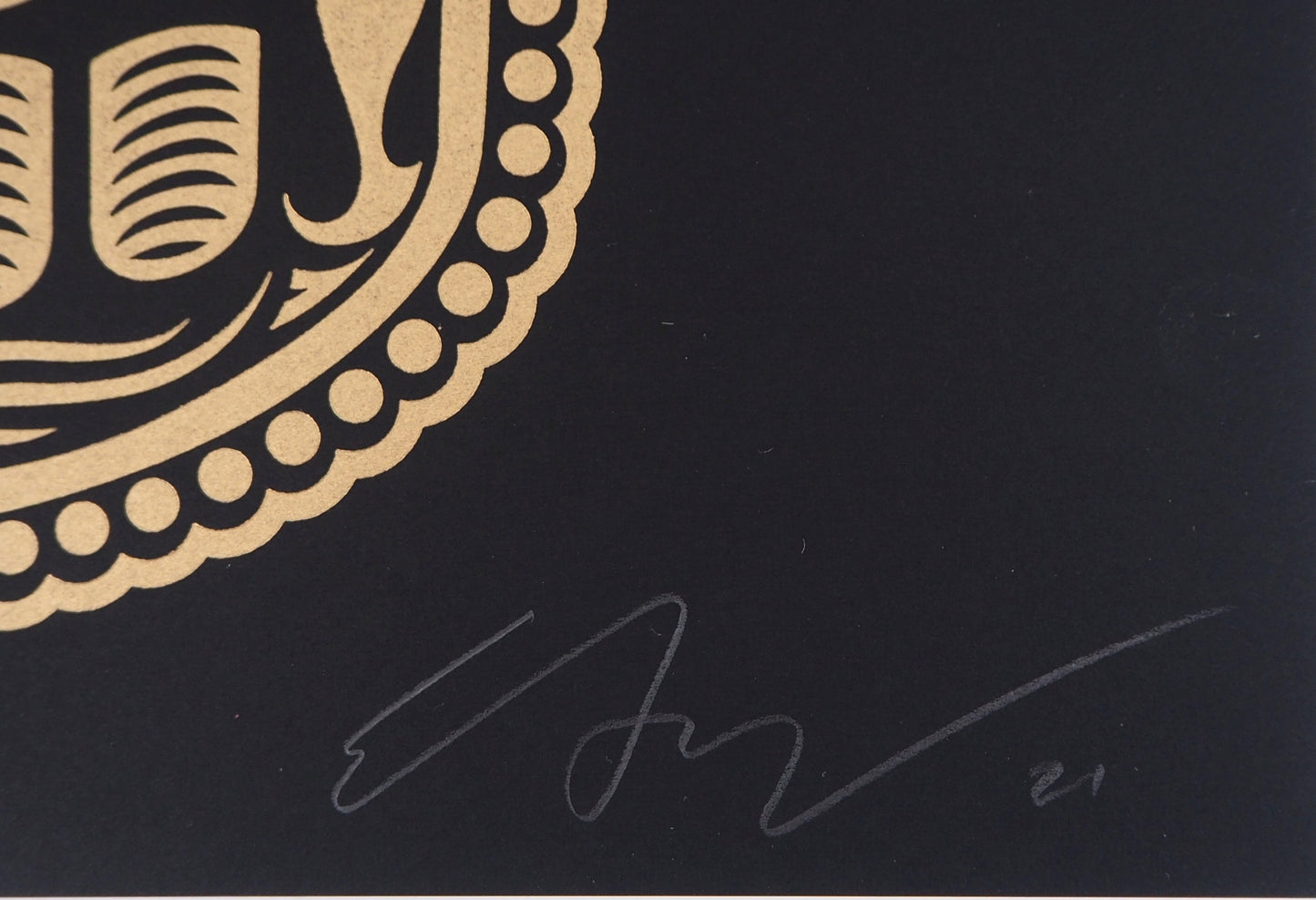 Shepard FAIREY (OBEY) et Ernesto YERENA : Day of the dead Calavera - Letterpress originales signées
