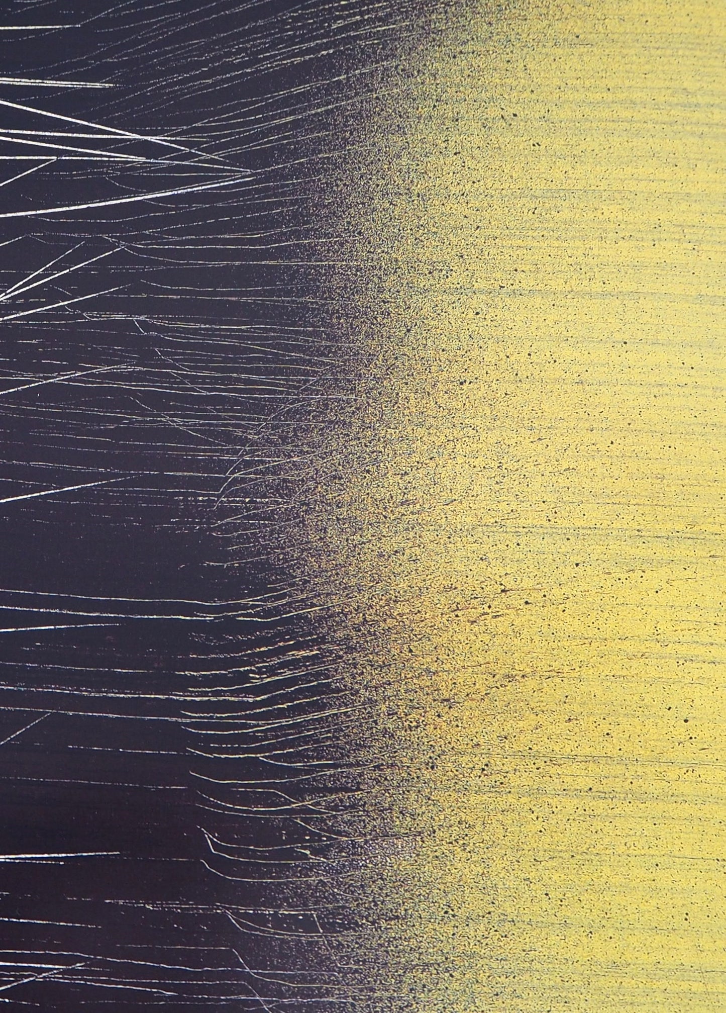Hans HARTUNG : Composition abstraite - Affiche originale en couleurs