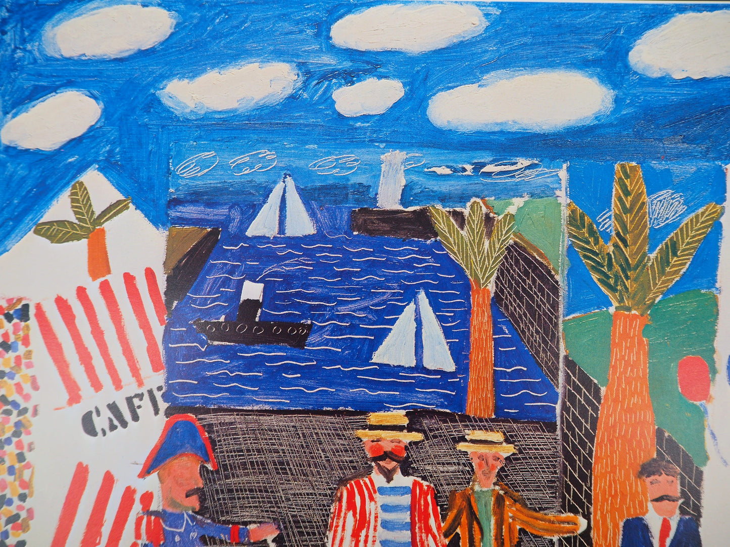 David HOCKNEY : Théâtre, Tirésias - Affiche originale en couleurs