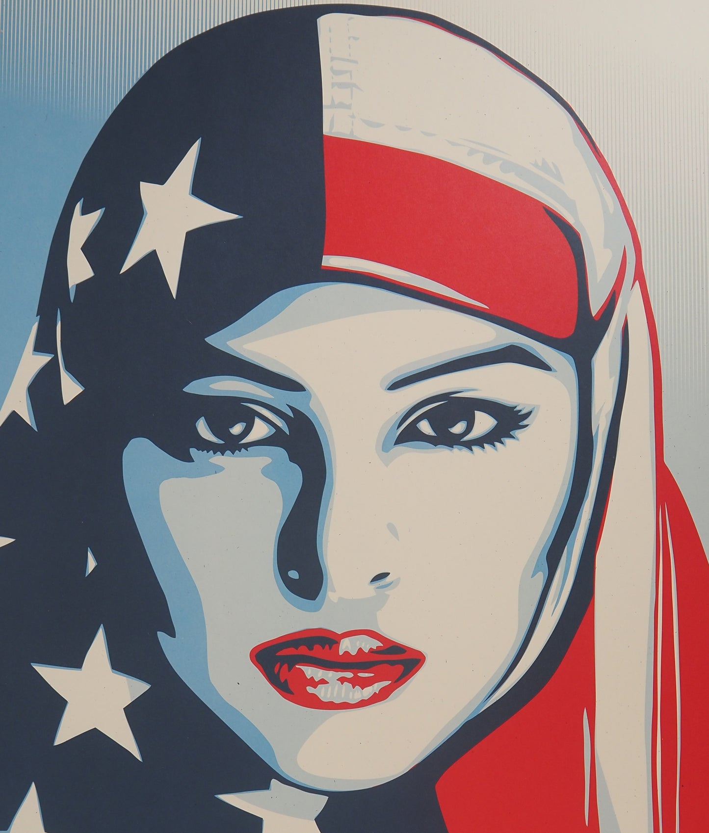 Shepard FAIREY (OBEY) : We the people (are greater than fear) - Affiche originale en couleurs
