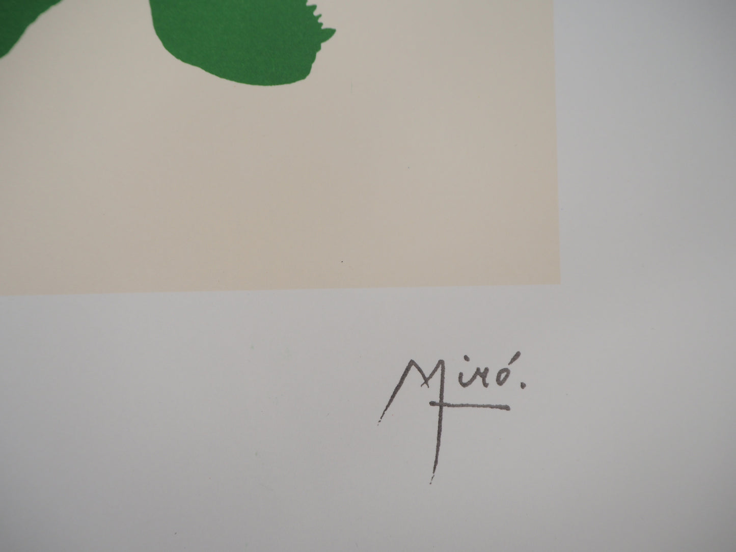 Joan MIRO : Couple surréaliste - Lithographie signée