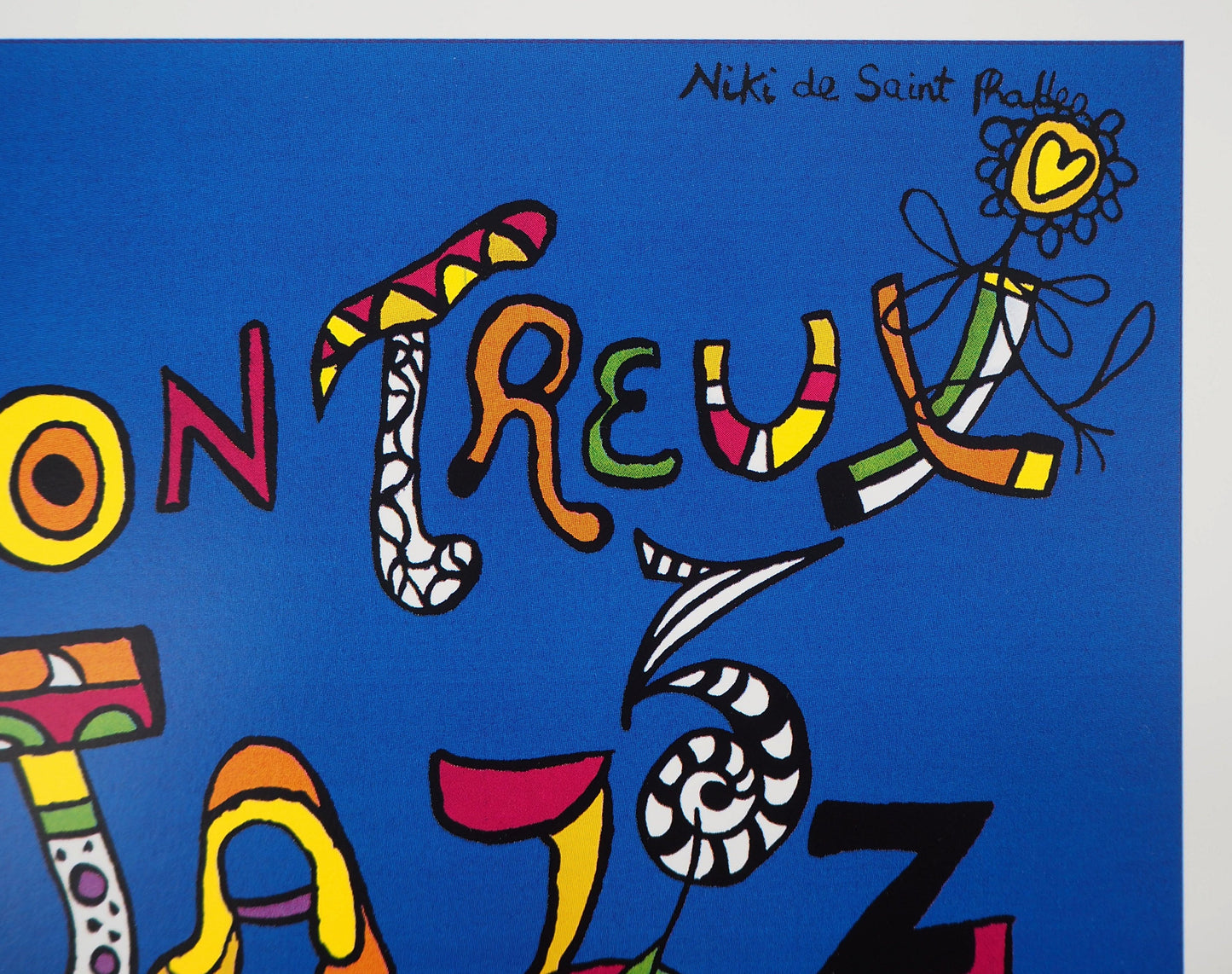 Niki de SAINT PHALLE : Dancing nana - Affiche signée