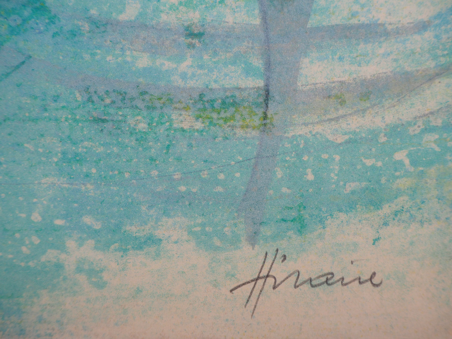 Camille HILAIRE : Rives de la Bruche près de Strasbourg - Lithographie originale signée