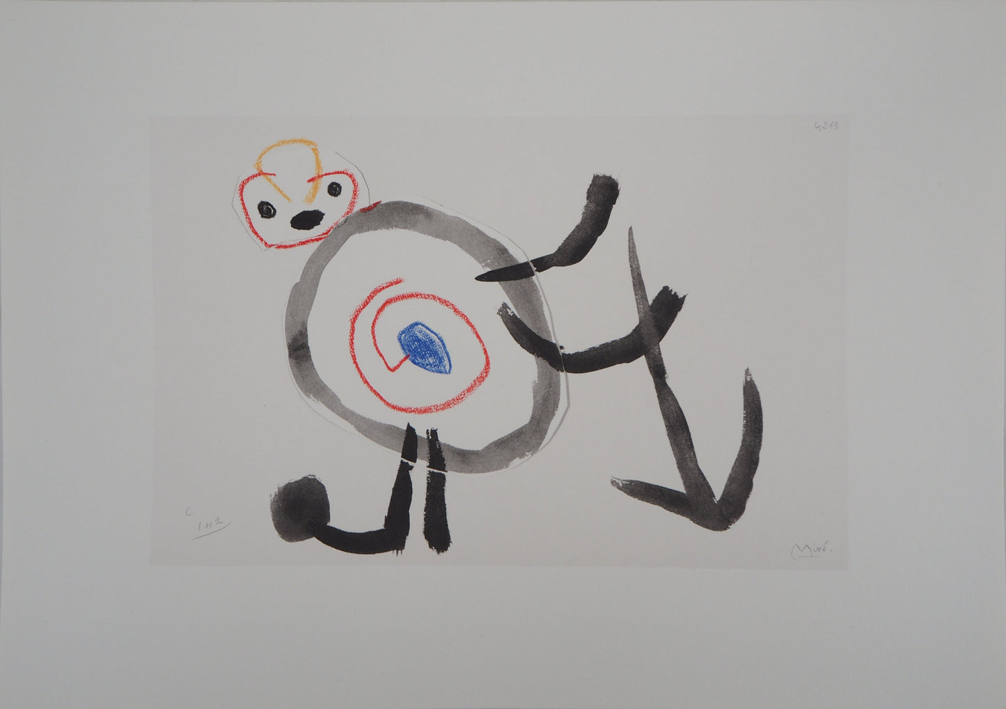 Joan MIRO: Surrealist bird - Signed lithograph