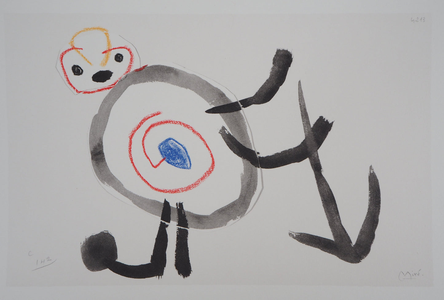Joan MIRO: Surrealist bird - Signed lithograph