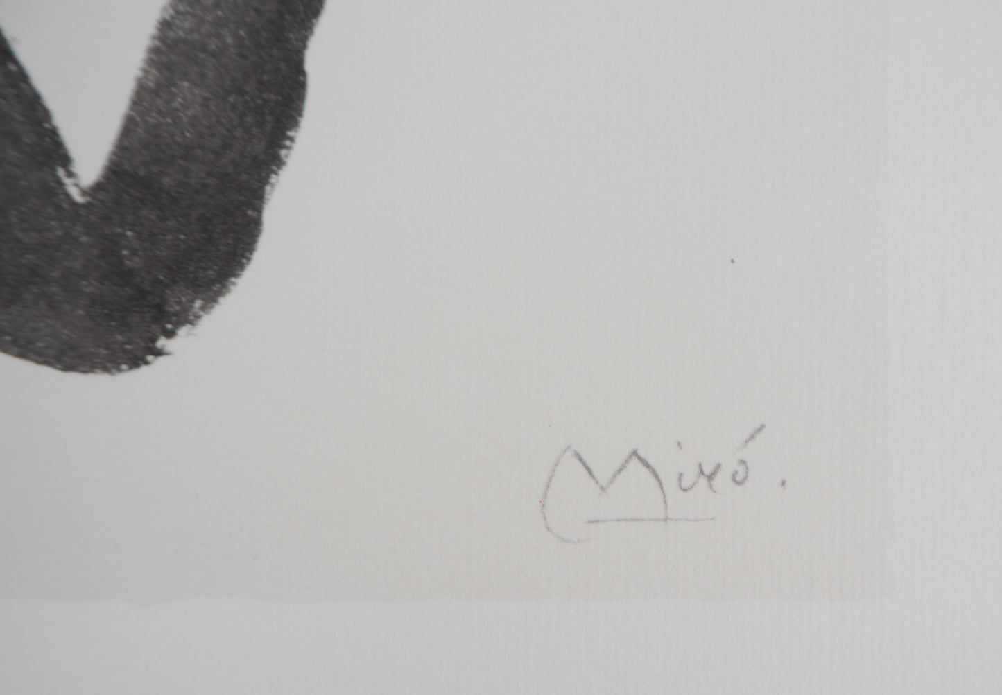 Joan MIRO : Oiseau surréaliste - Lithographie signée