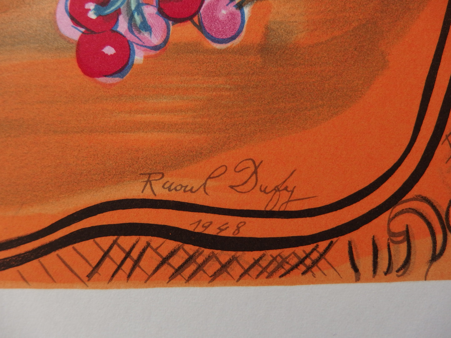 Raoul DUFY : Nature morte aux fruits - Lithographie signée
