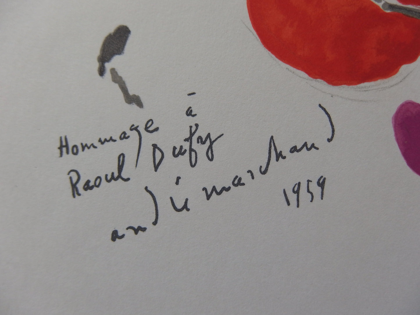 André MARCHAND : Soleil Couchant - Lithographie originale signée