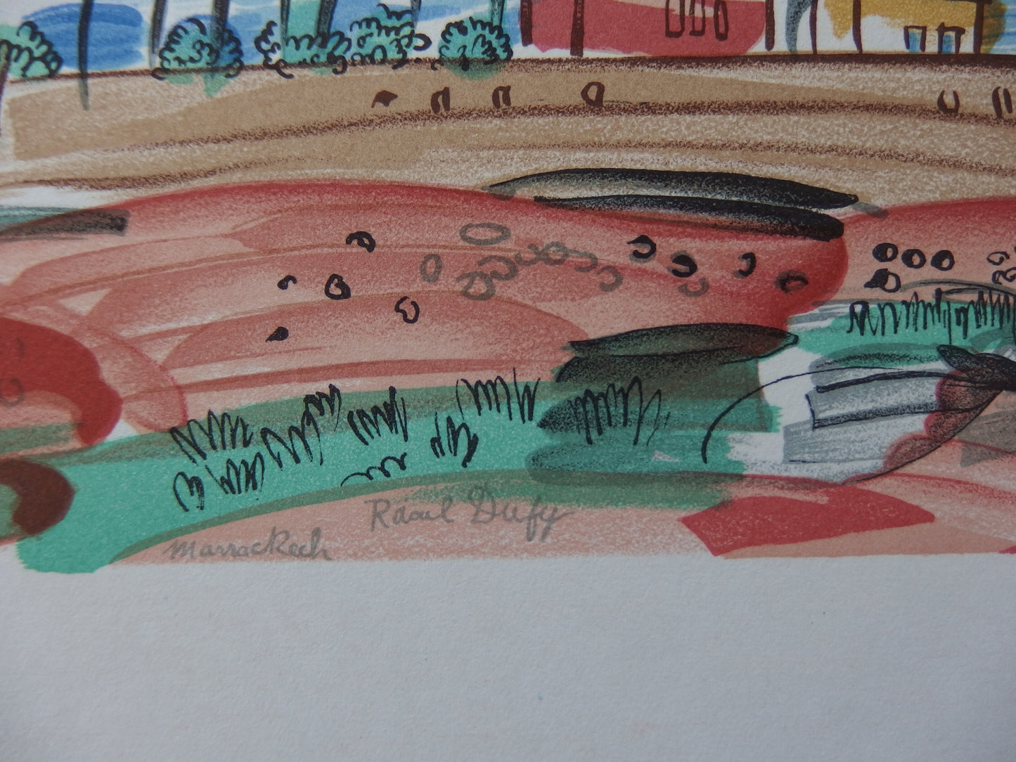 Raoul DUFY : Au Maroc - Lithographie signée