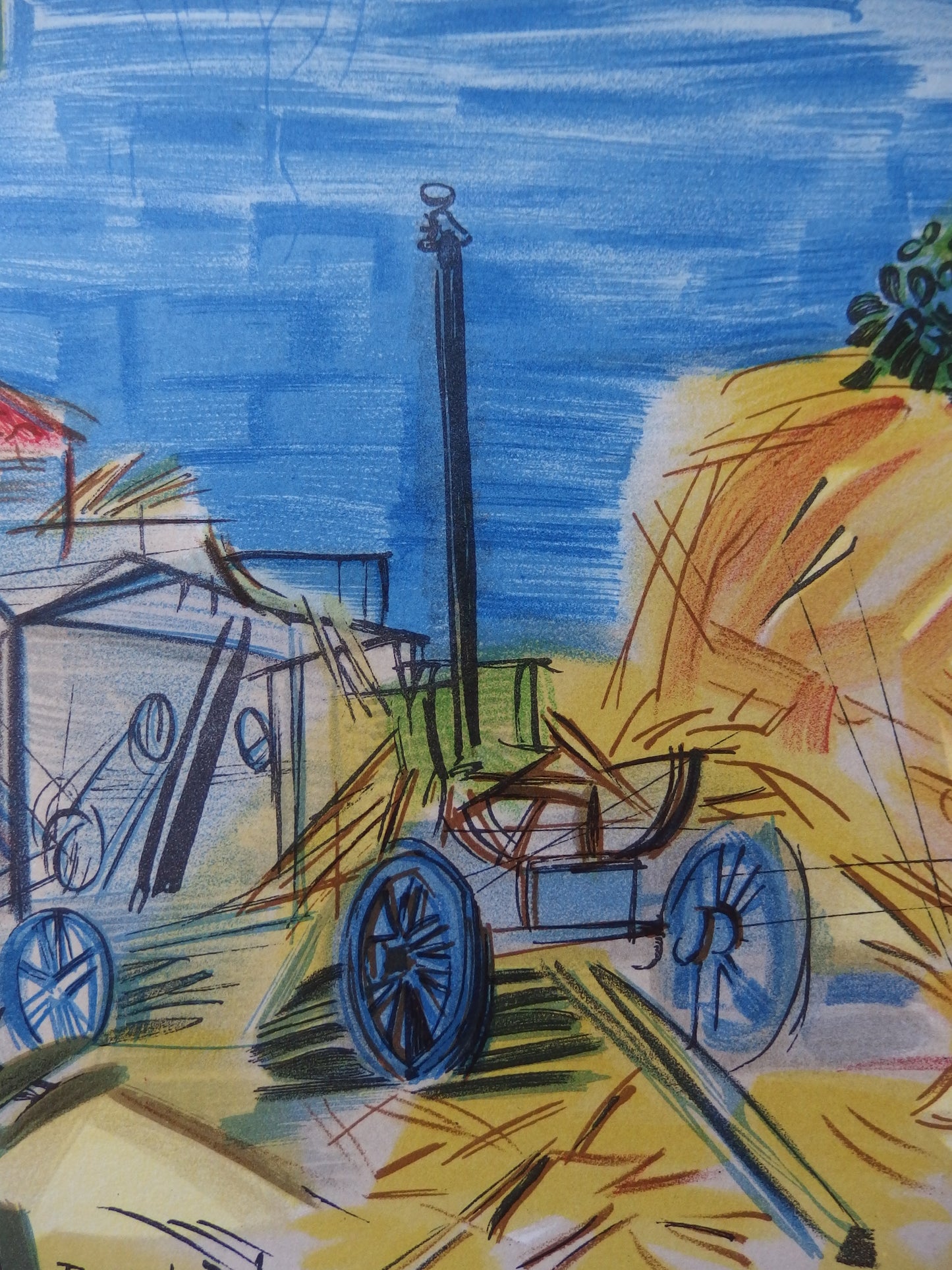 Raoul DUFY : Les Moissonneurs - Lithographie signée