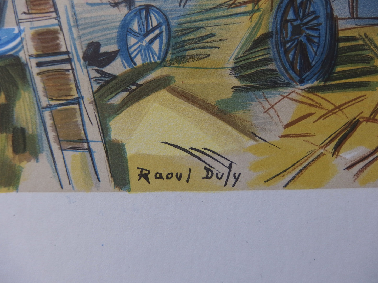 Raoul DUFY : Les Moissonneurs - Lithographie signée