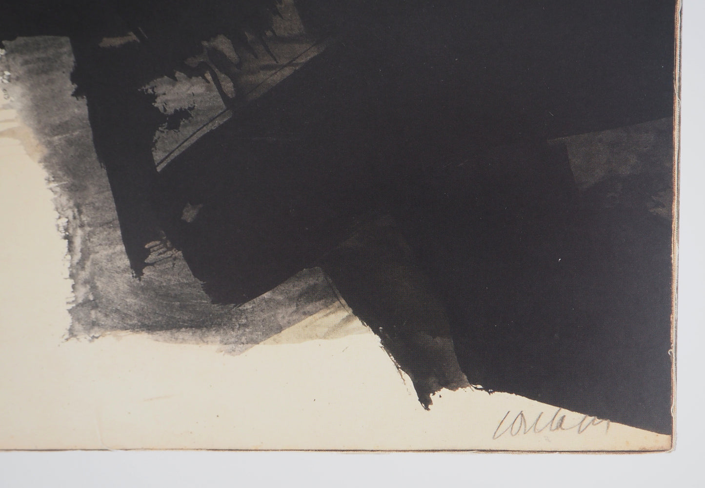 Pierre SOULAGES : Encre 1961 - Affiche originale signée