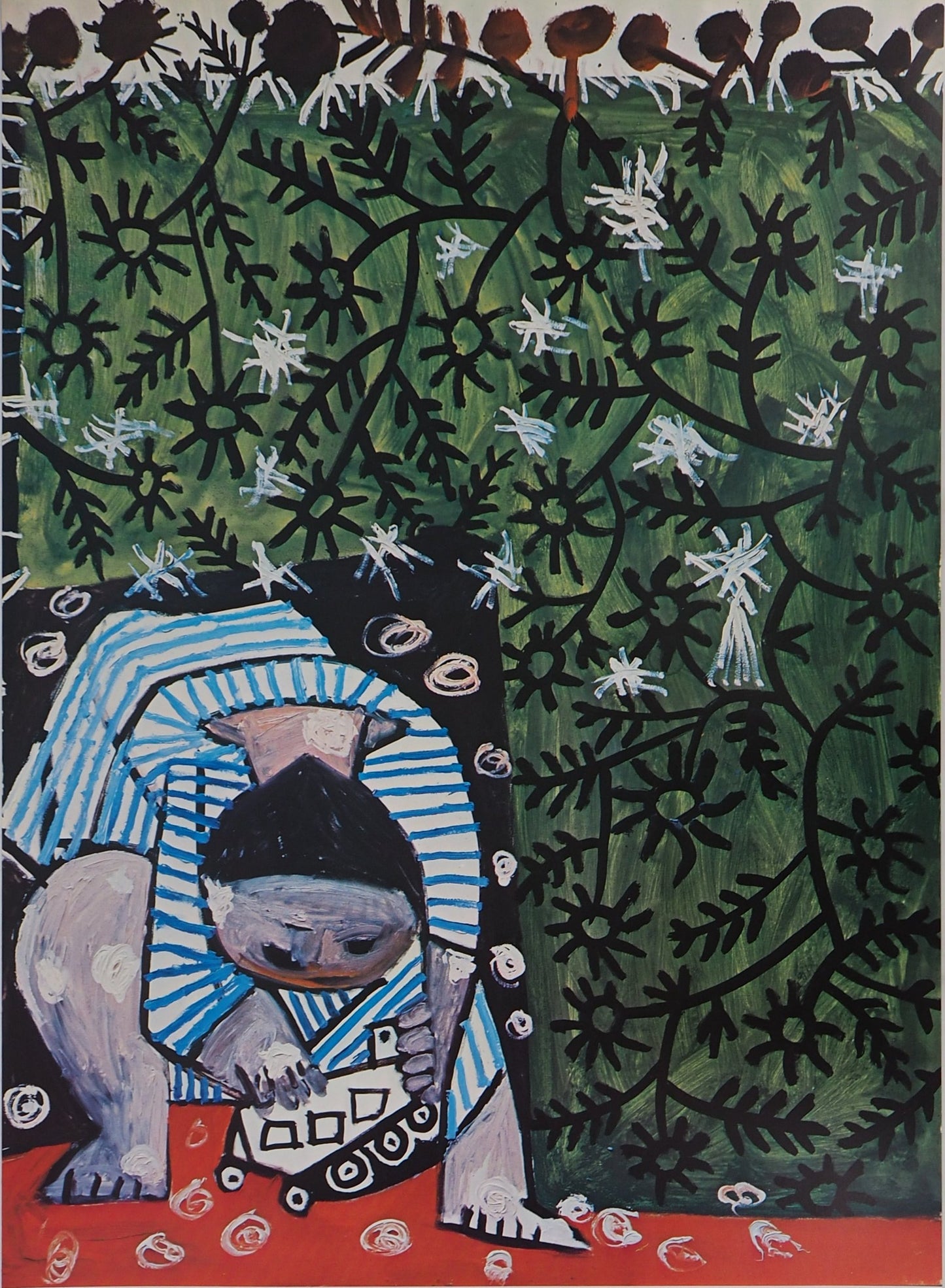 Pablo PICASSO : Claude en marinière - Affiche originale