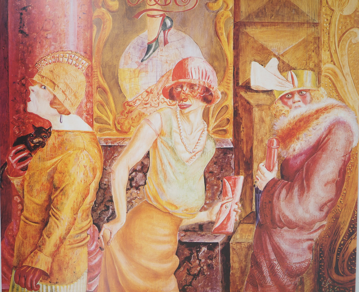 Otto DIX : Metropolis - Affiche originale
