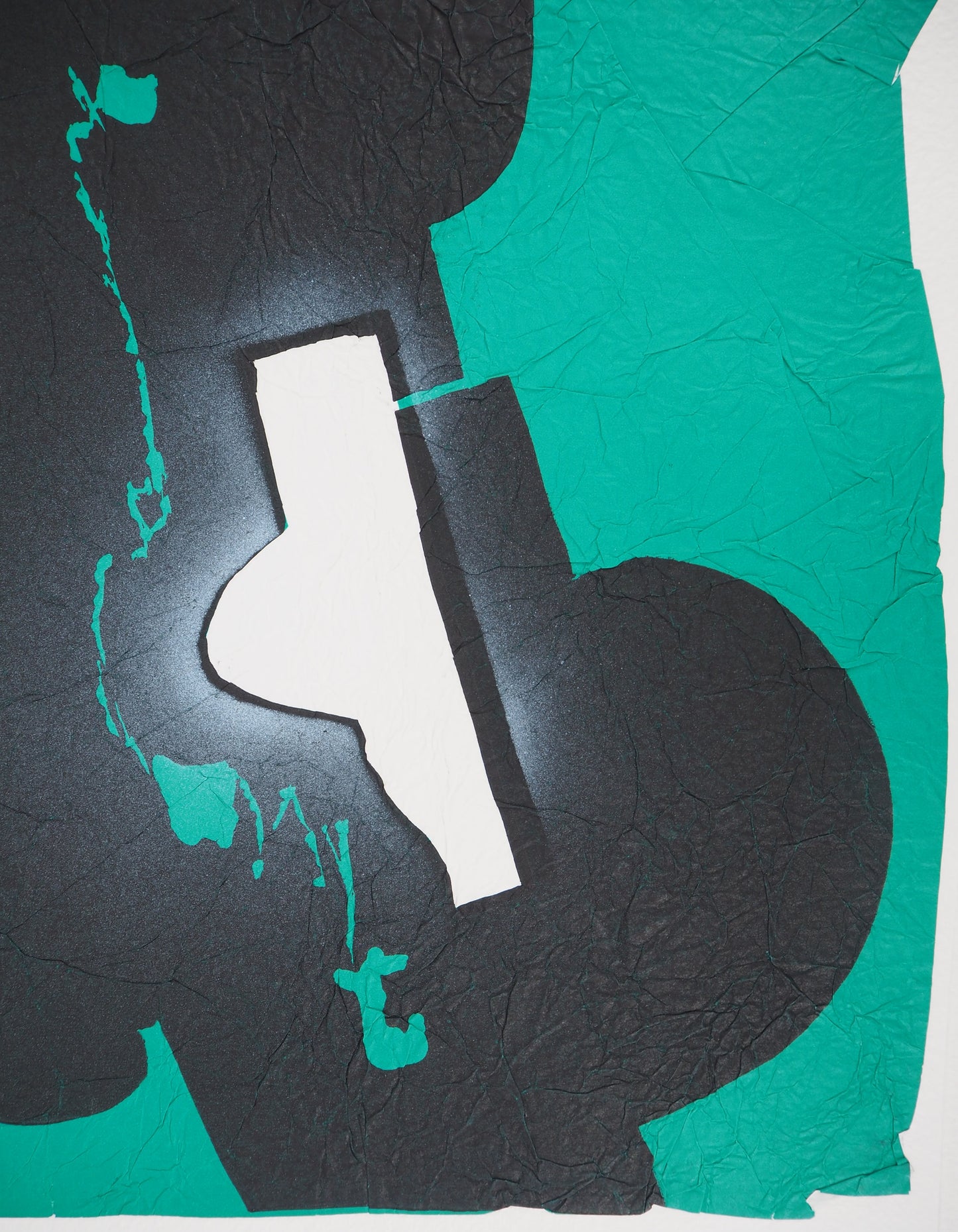 Ladislas KIJNO : Le temps maintenu vert - Gravure originale signée