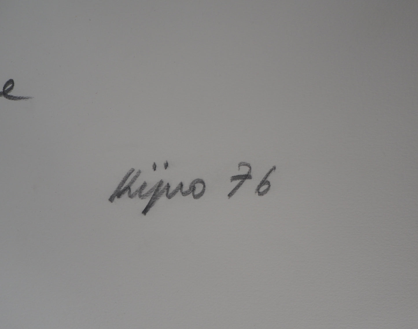 Ladislas KIJNO : A toi nature - Gravure originale signée