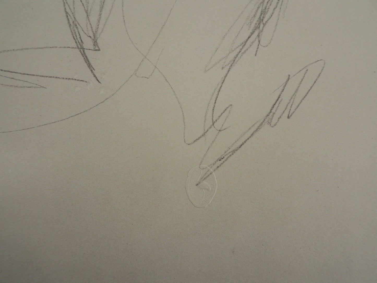 Alberto GIACOMETTI : Portrait d'Annette - Lithographie