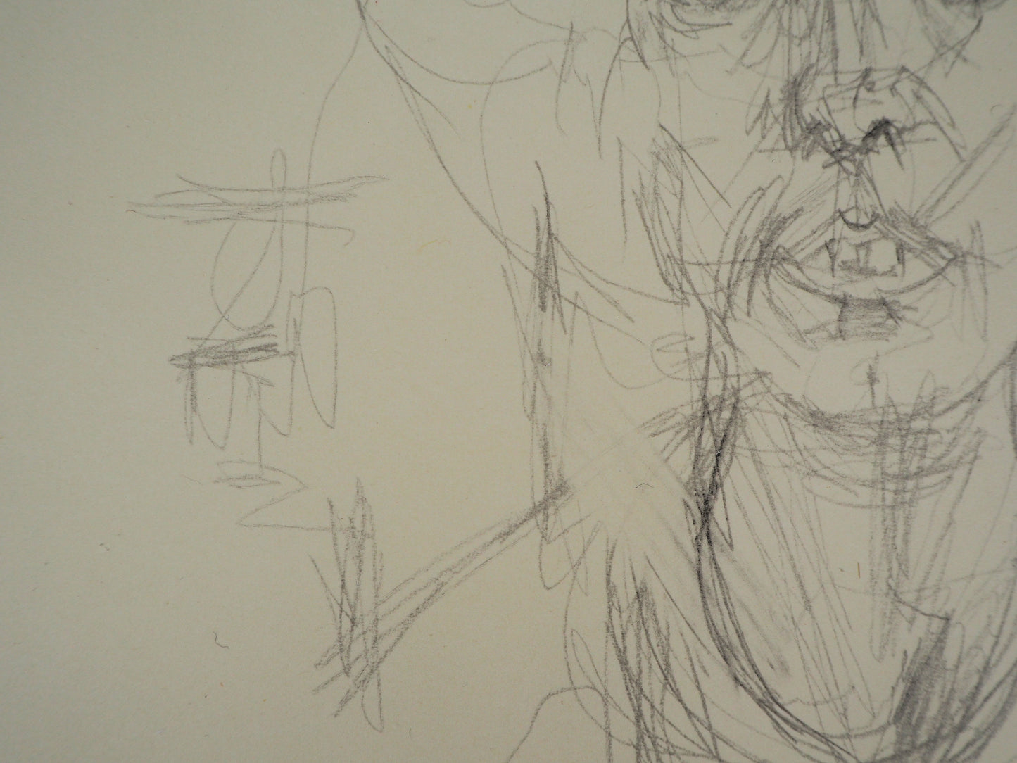 Alberto GIACOMETTI : Portrait d'Annette - Lithographie
