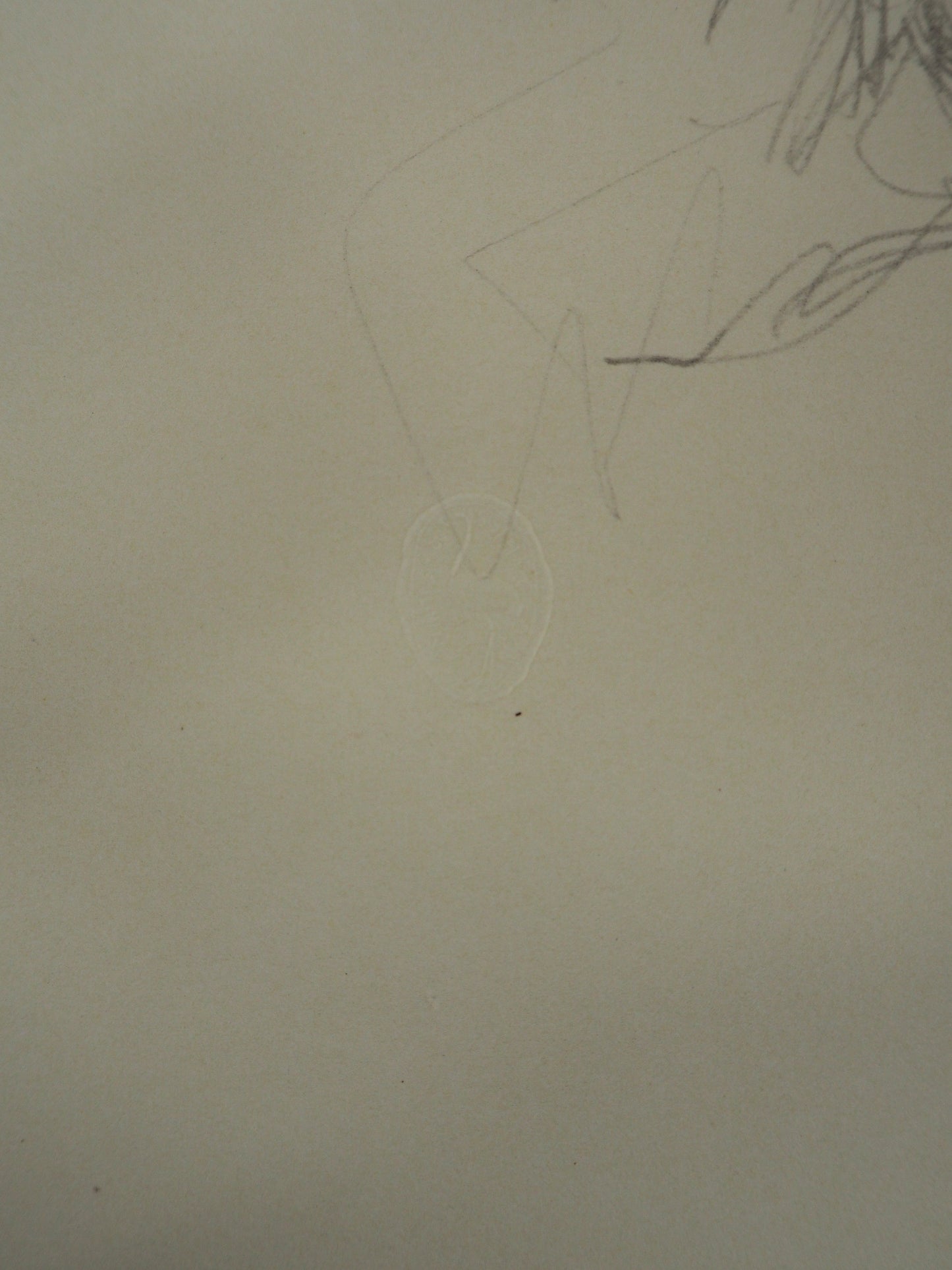 Alberto GIACOMETTI : Portrait de la mère - Lithographie