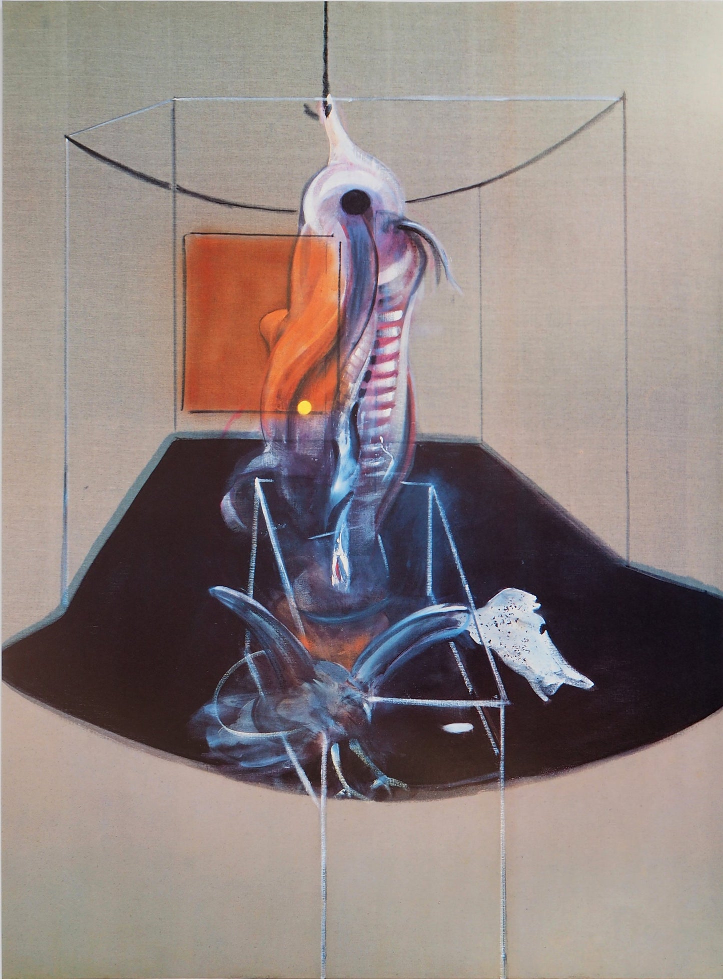 Francis BACON : Carcasse de viande et oiseau de proie - Affiche originale