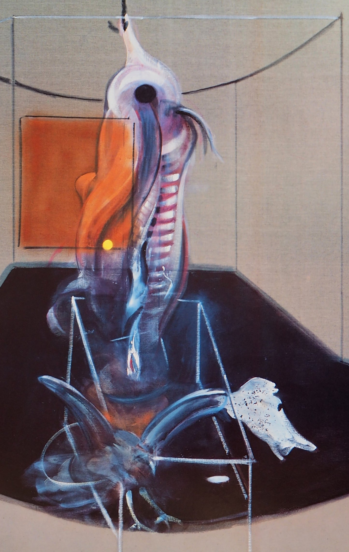 Francis BACON : Carcasse de viande et oiseau de proie - Affiche originale
