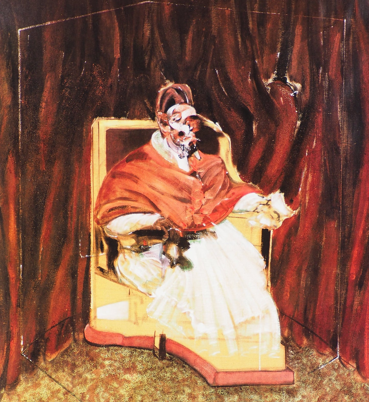 Francis BACON : Le pape - Affiche originale