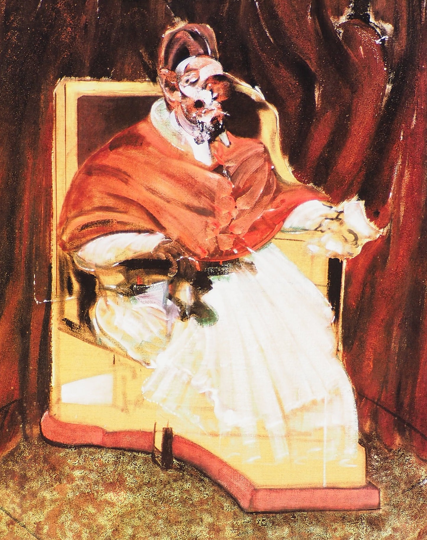 Francis BACON : Le pape - Affiche originale
