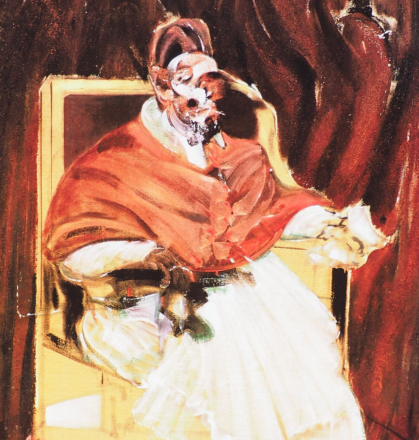 Francis BACON : Le pape - Affiche originale