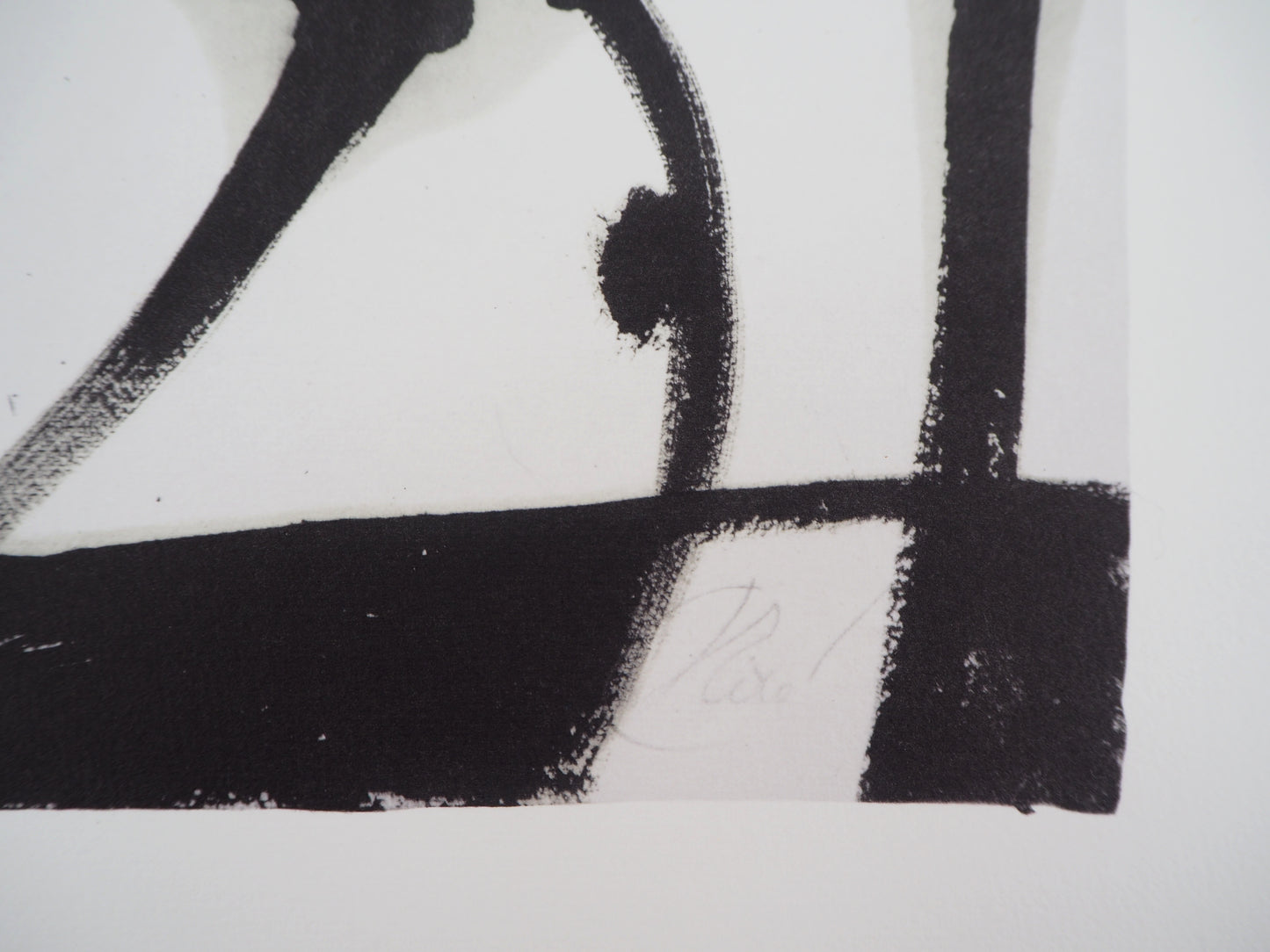Joan MIRO: Mujer y pájaro surrealista - Litografía firmada