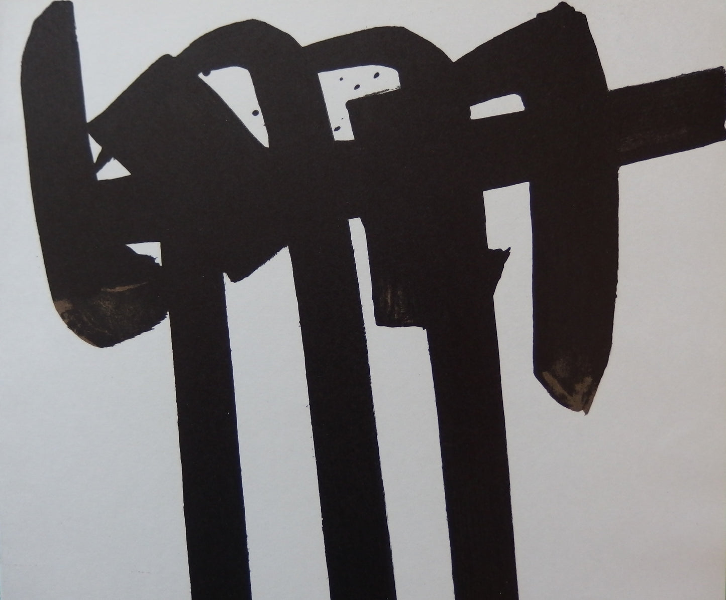 Pierre SOULAGES : Lithographie n°28 - Lithographie originale