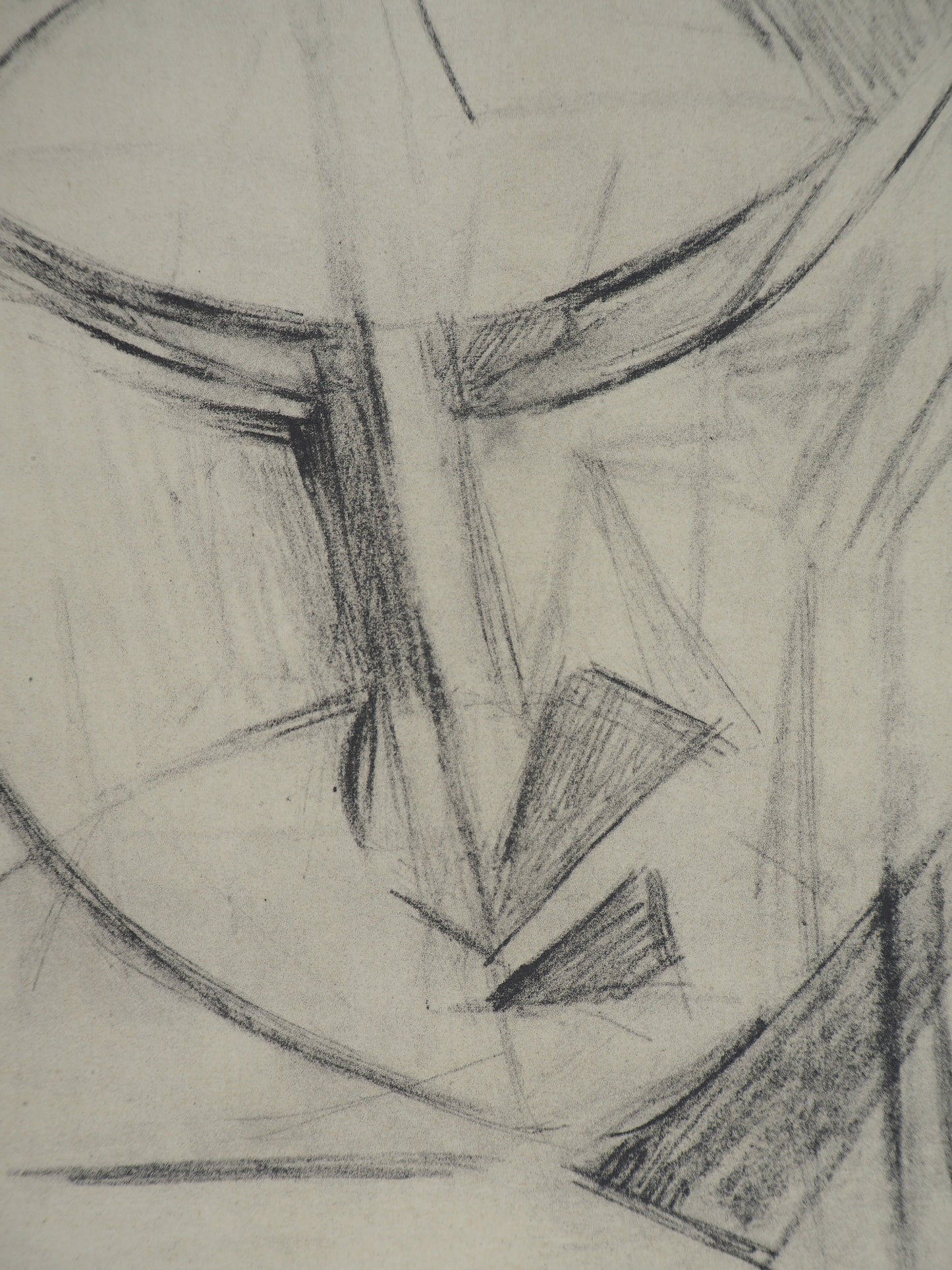 Antoine PEVSNER : Visage - Lithographie signée