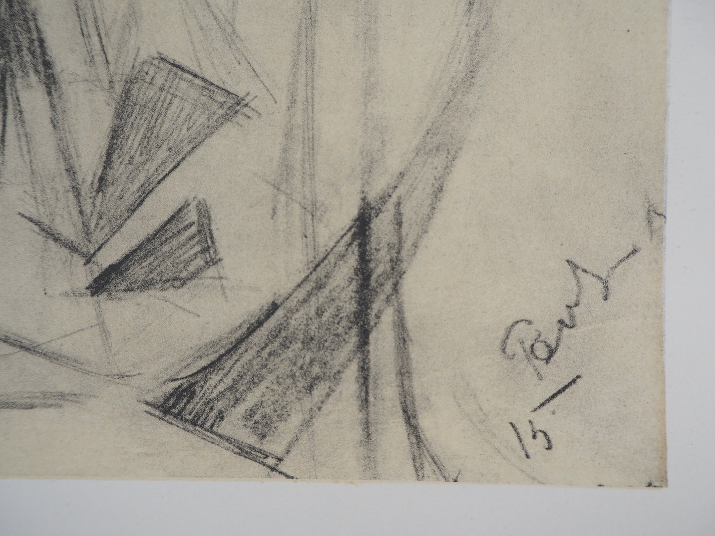 Antoine PEVSNER : Visage - Lithographie signée