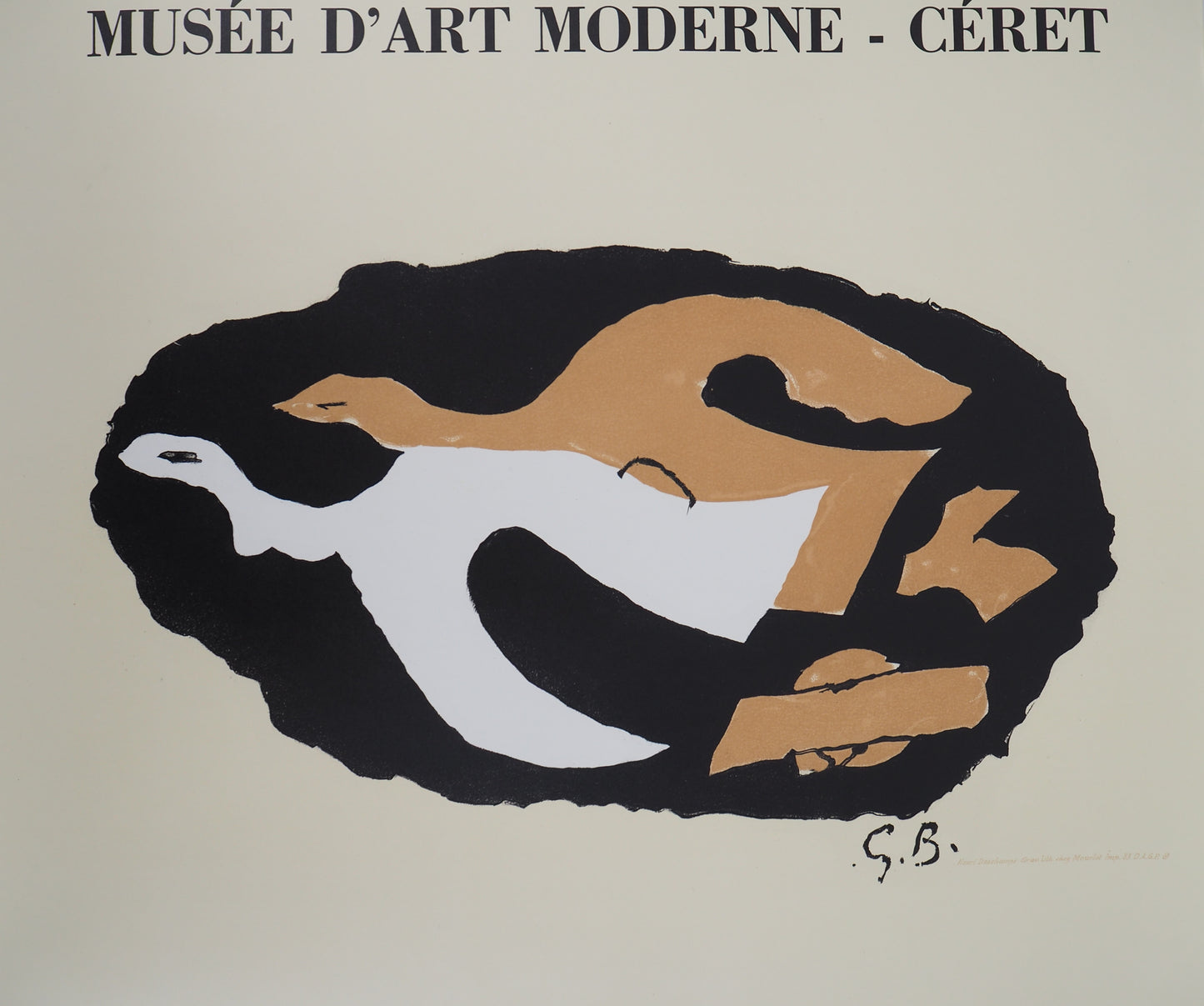 Georges BRAQUE : Les Colombes - Lithographie signée