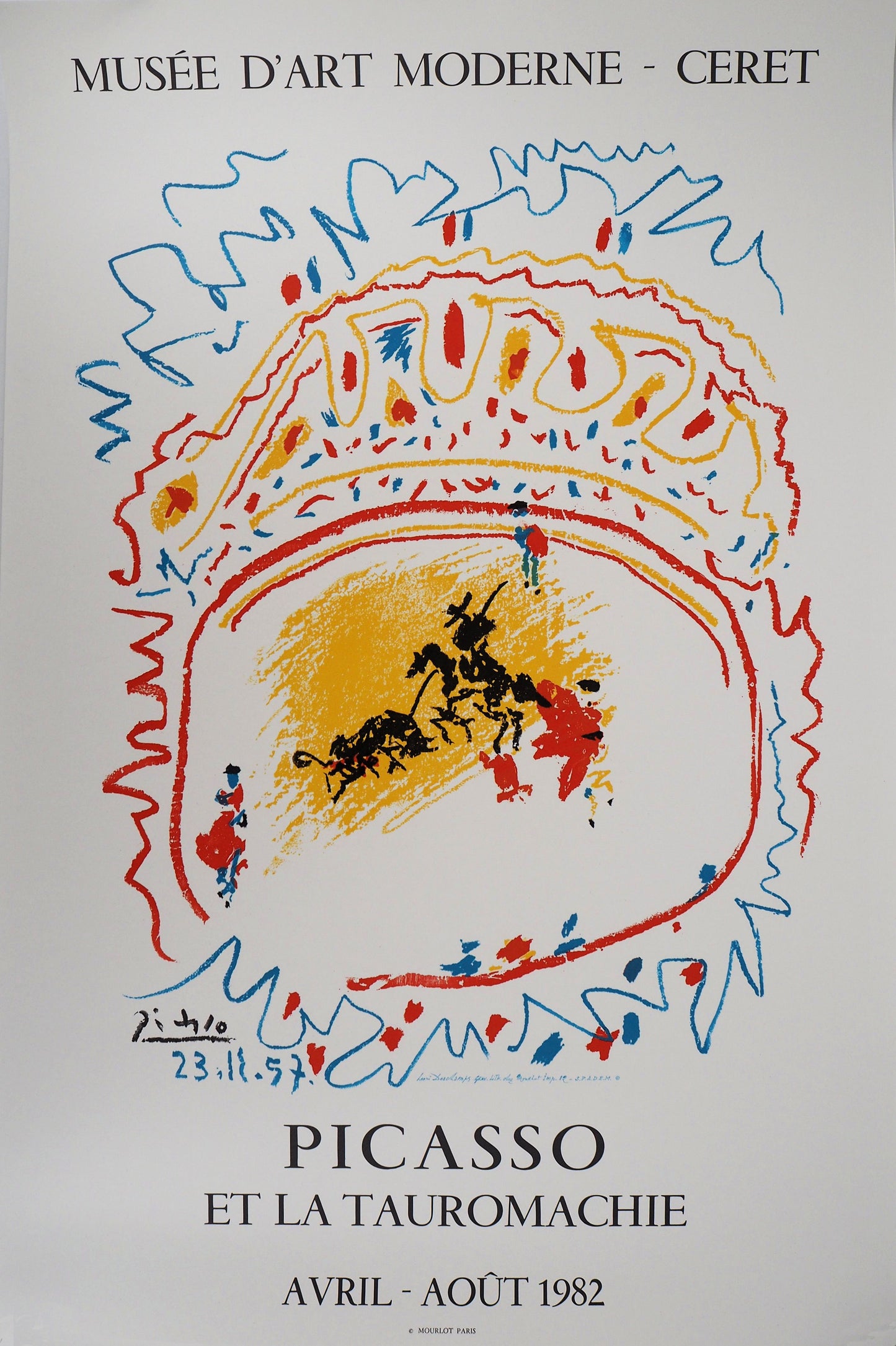 Pablo PICASSO : La Tauromachie - Lithographie signée