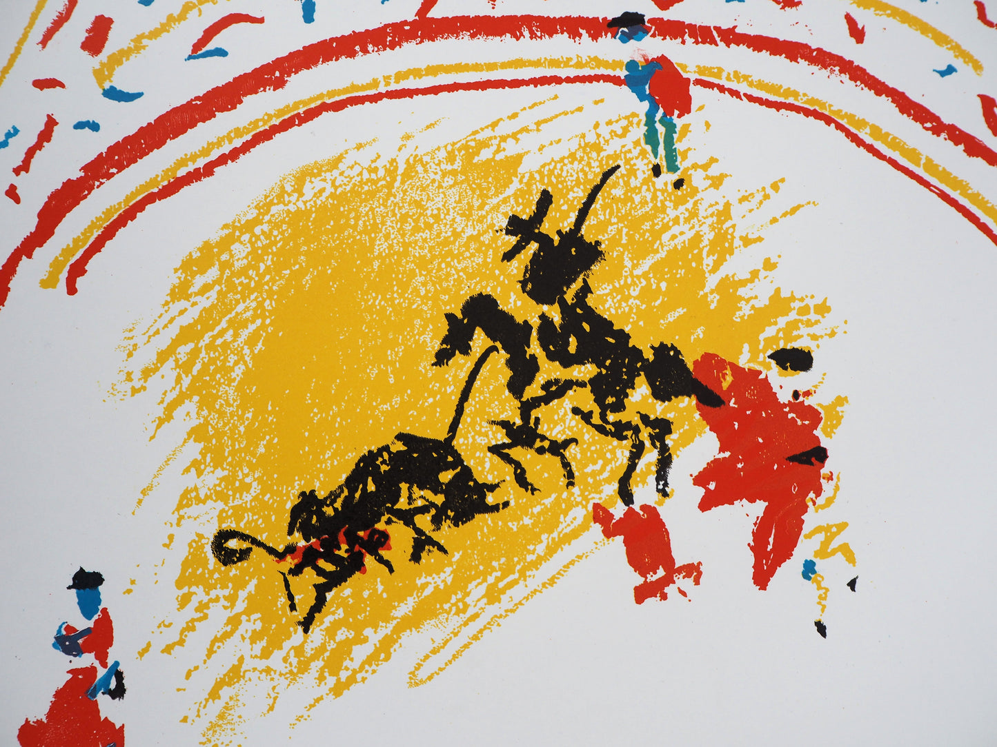 Pablo PICASSO : La Tauromachie - Lithographie signée