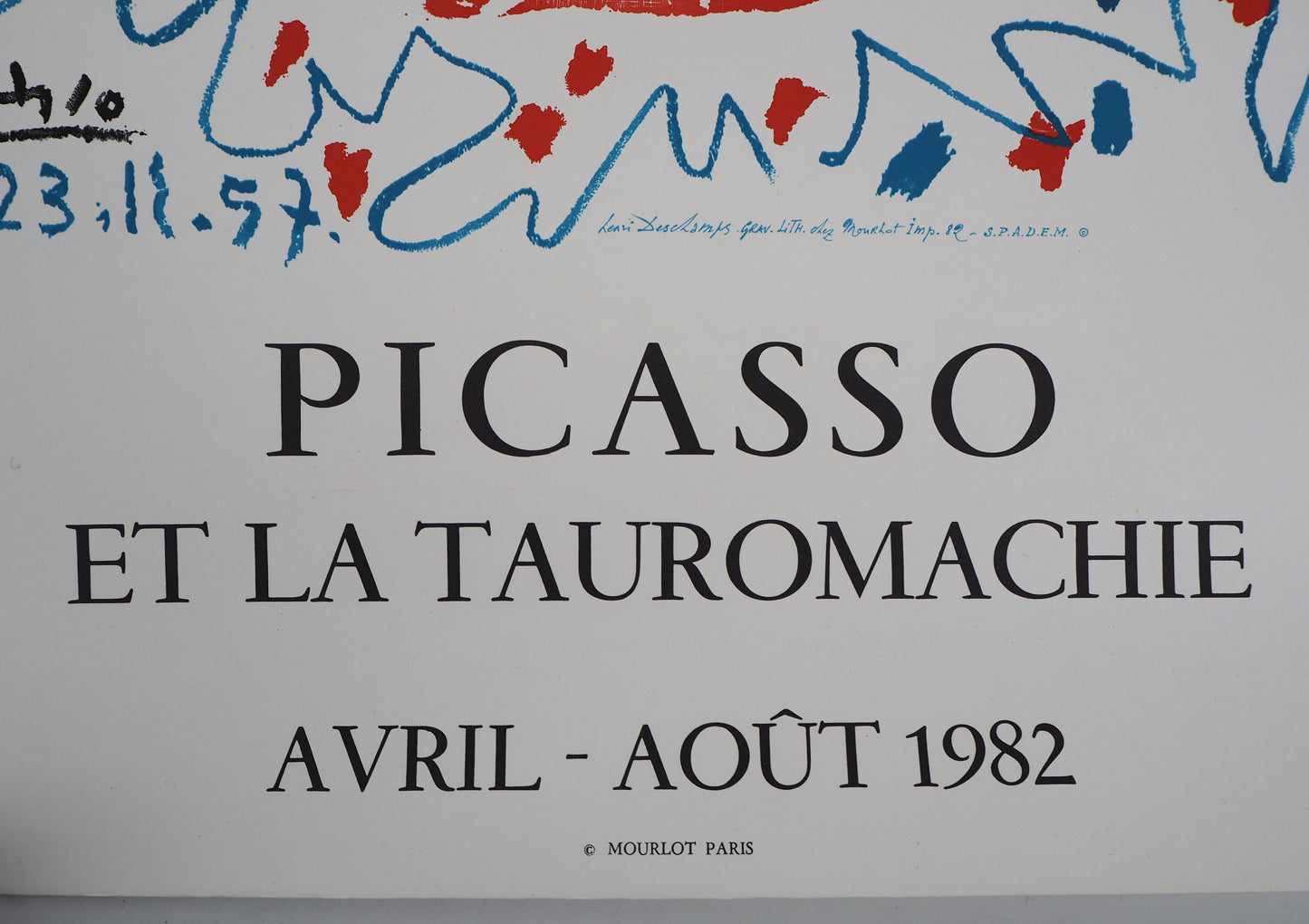 Pablo PICASSO : La Tauromachie - Lithographie signée