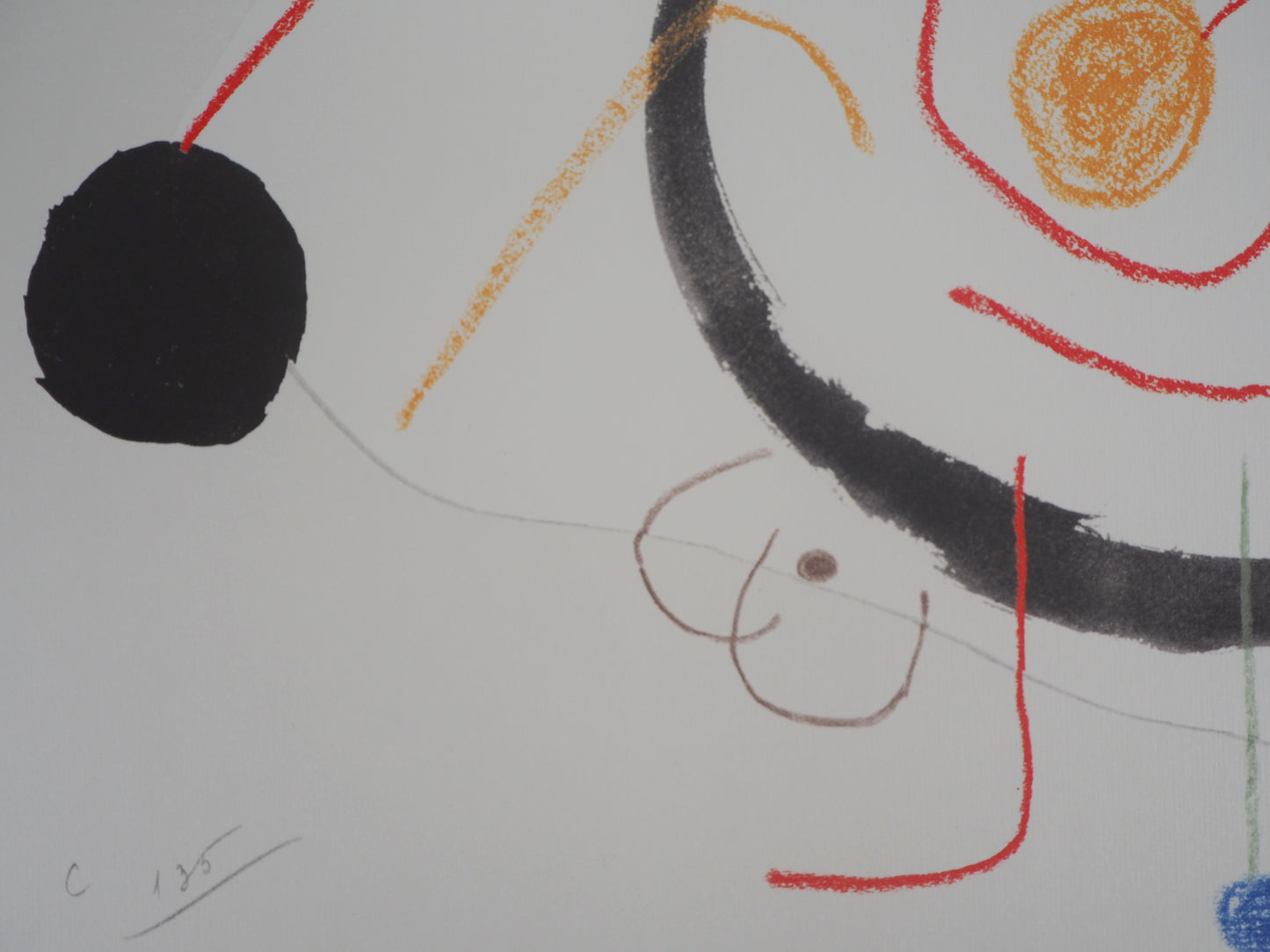 Joan MIRO : Créature Onirique - Lithographie signée