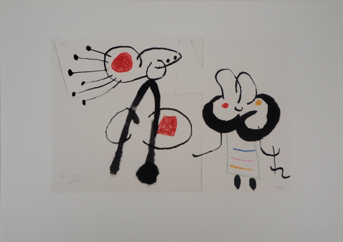 Joan MIRO: The child and the bird - Signed lithograph