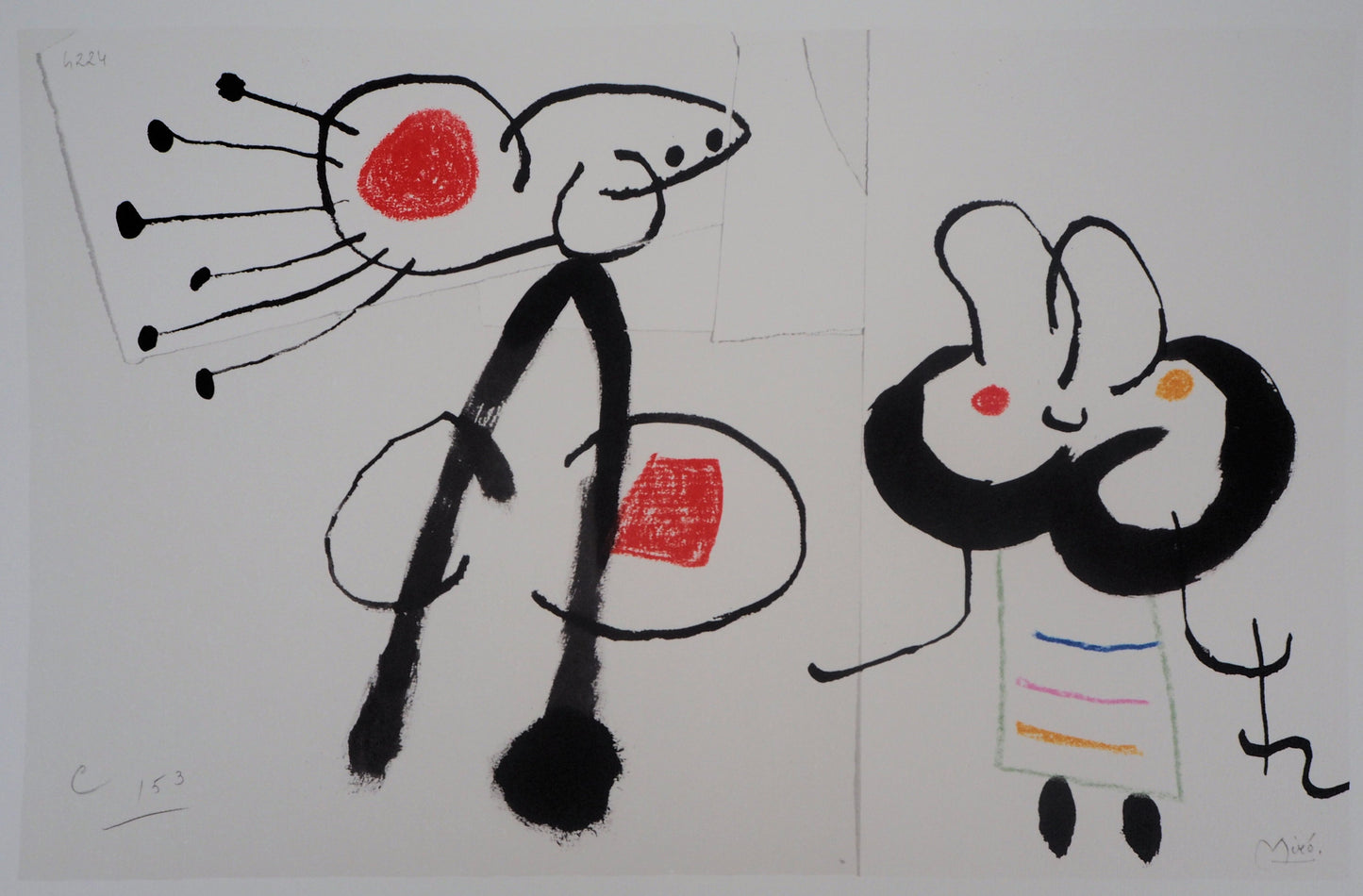 Joan MIRO: The child and the bird - Signed lithograph