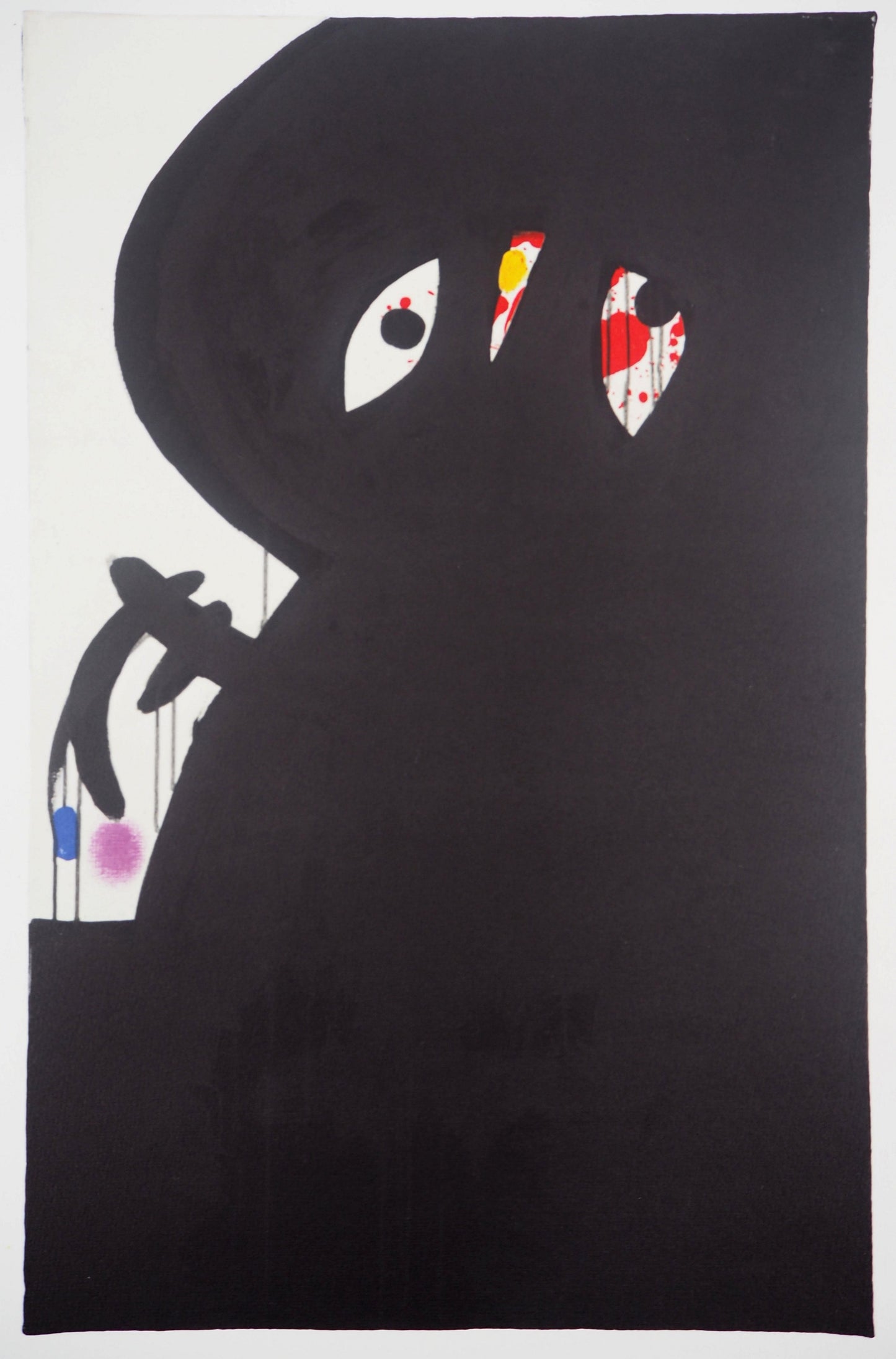 Joan MIRO : Personnage surréaliste - Lithographie