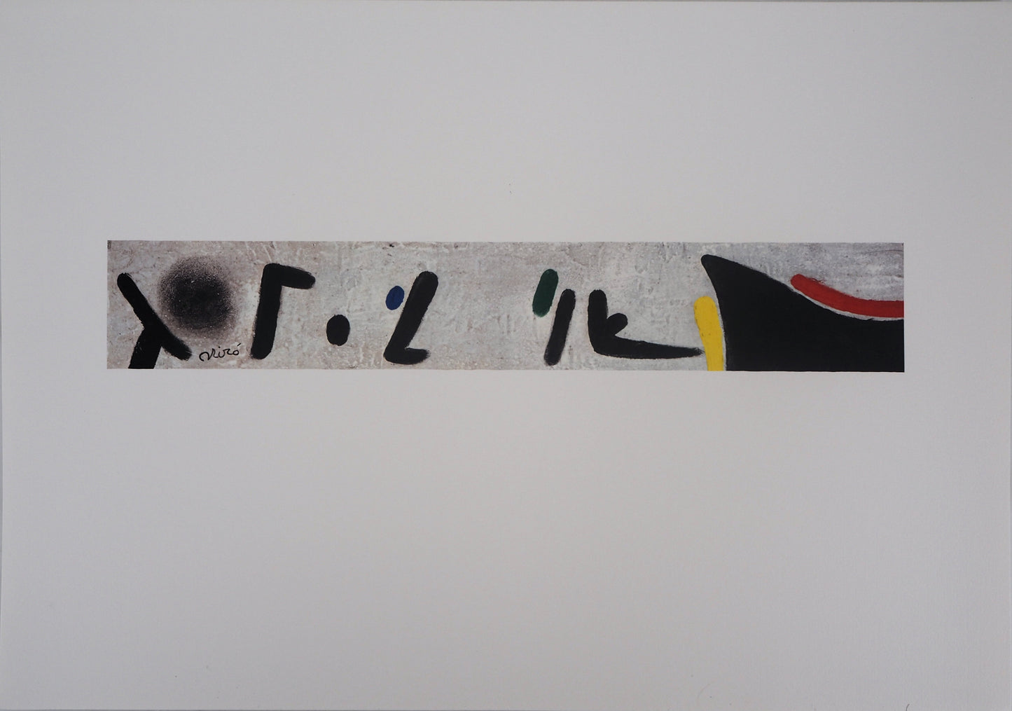 Joan MIRO : Oiseaux surréalistes - Lithographie signée