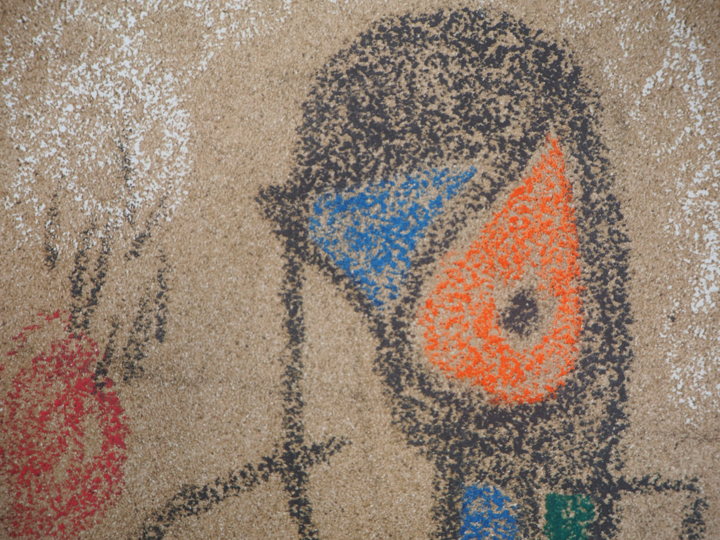 Joan MIRO: Personaje surrealista - Litografía firmada