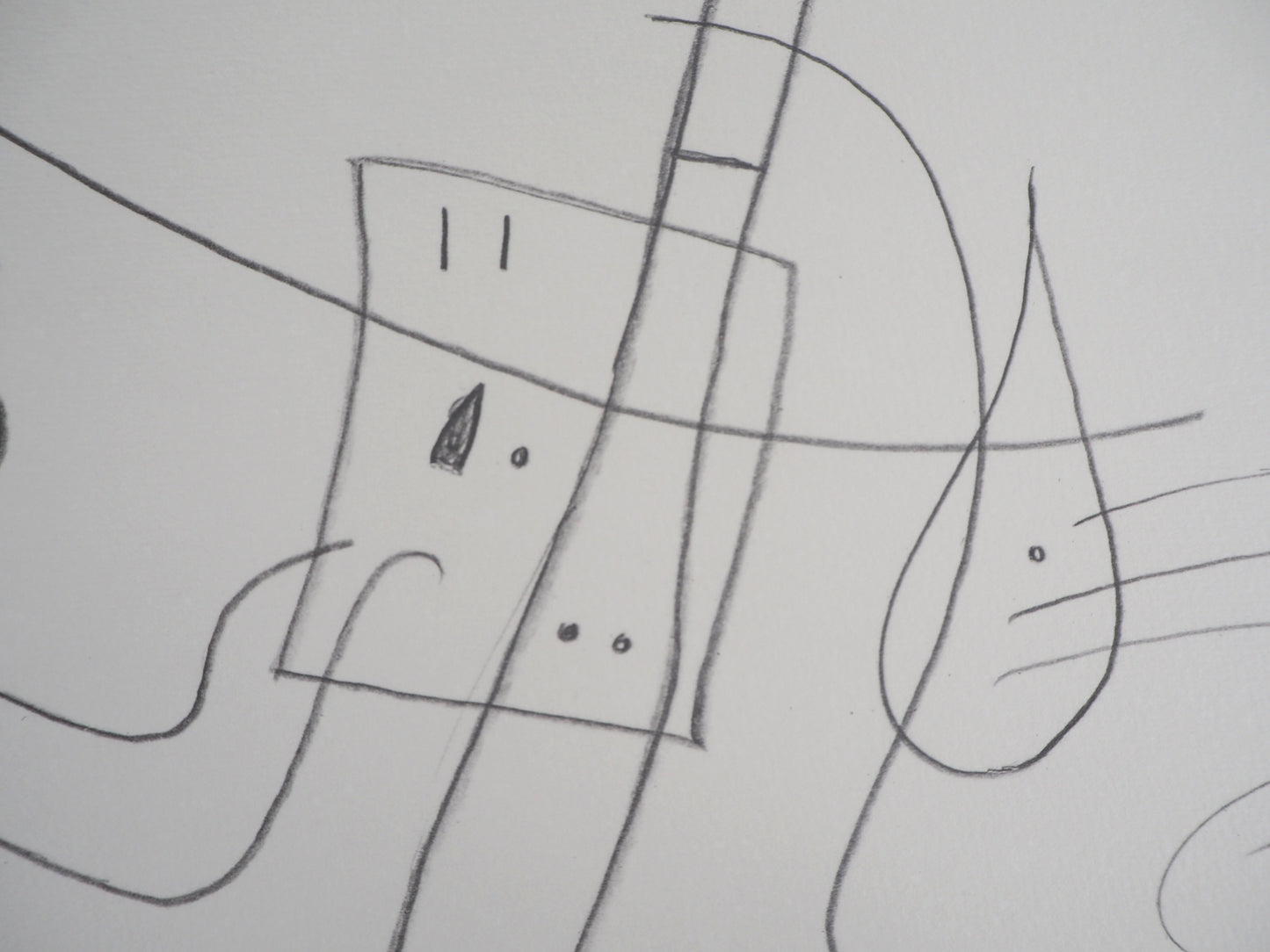 Joan MIRO: El artista trabajando - Litografía firmada