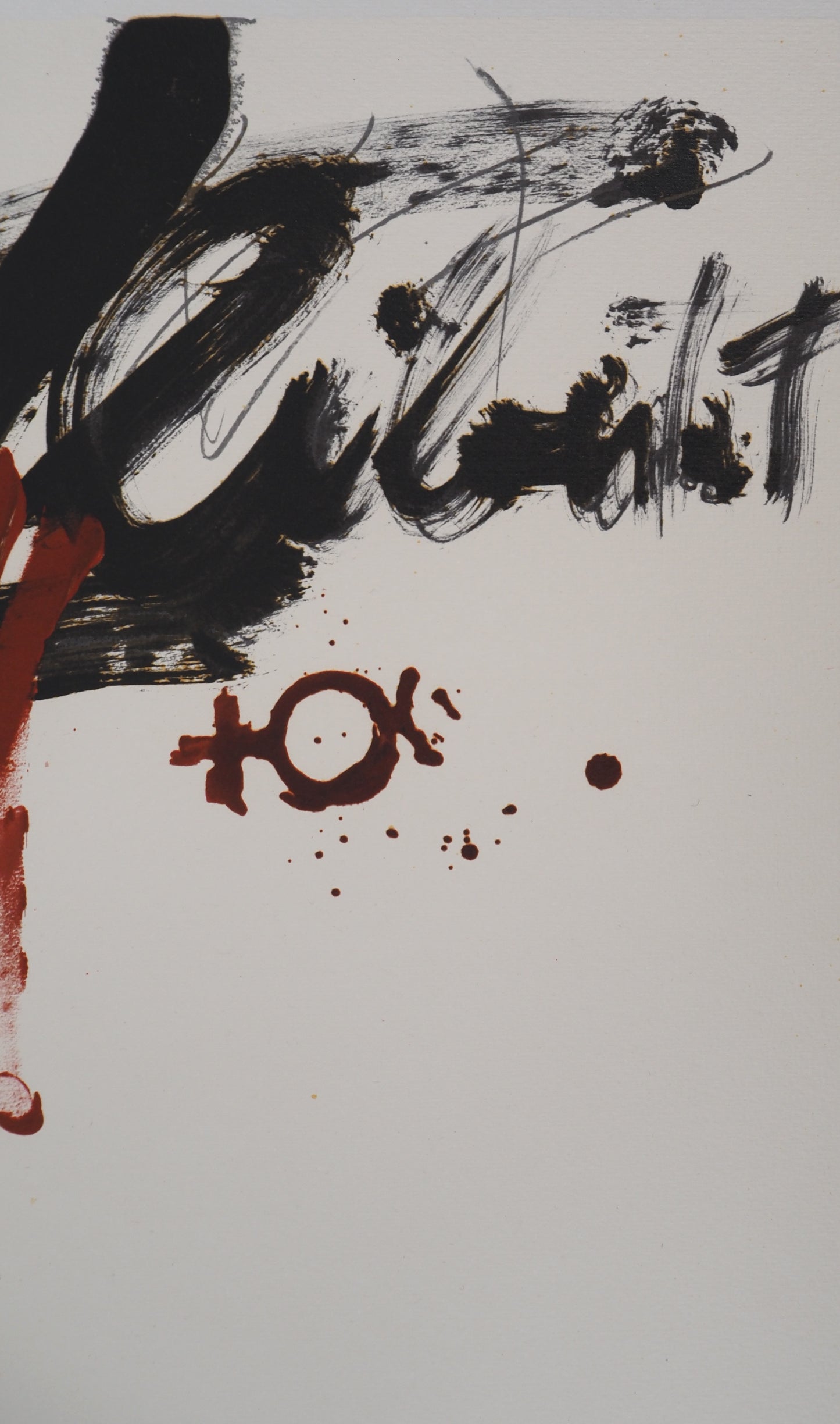 Antoni TAPIES : Liberté - Lithographie signée